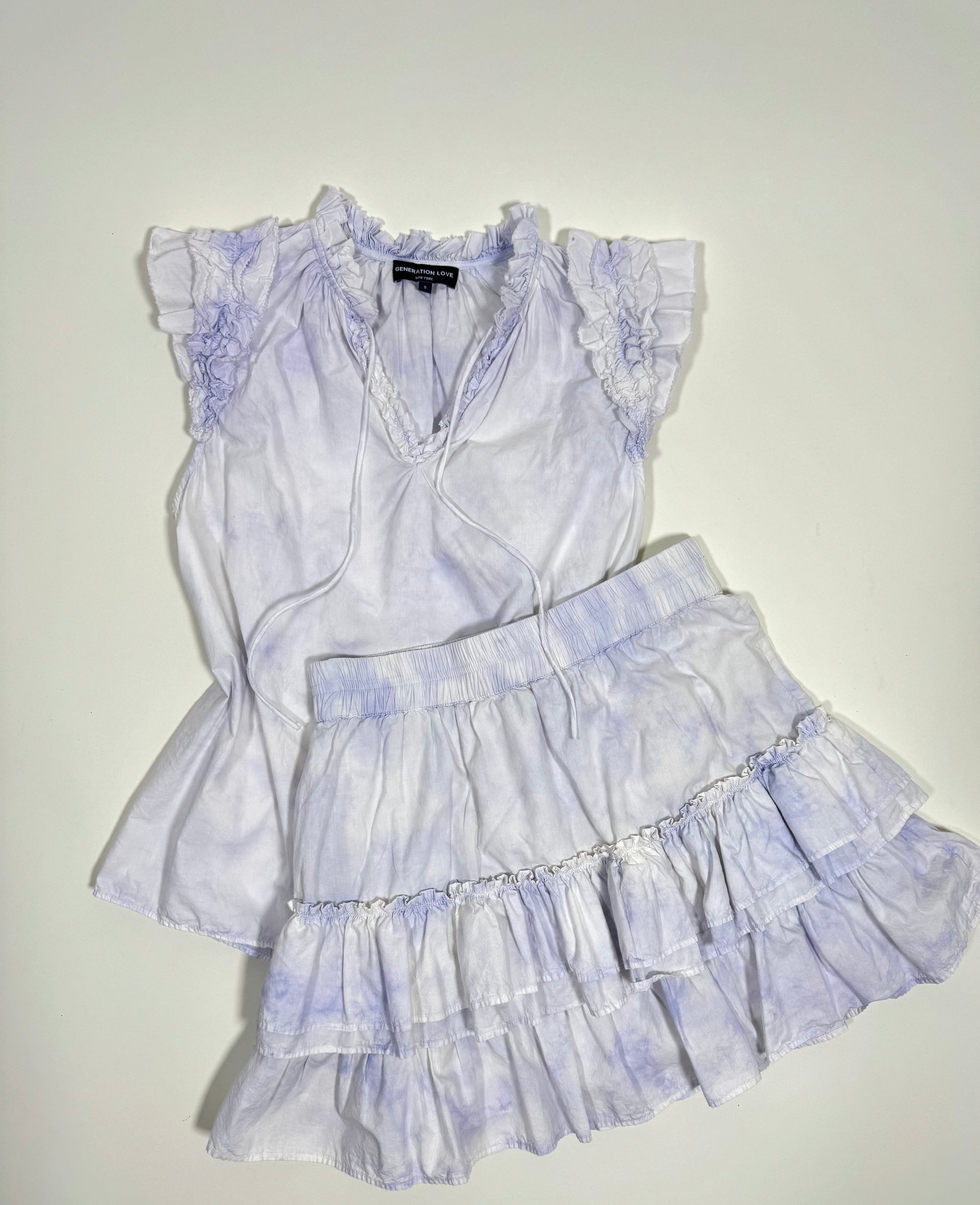 Tiedye Ruffle Set