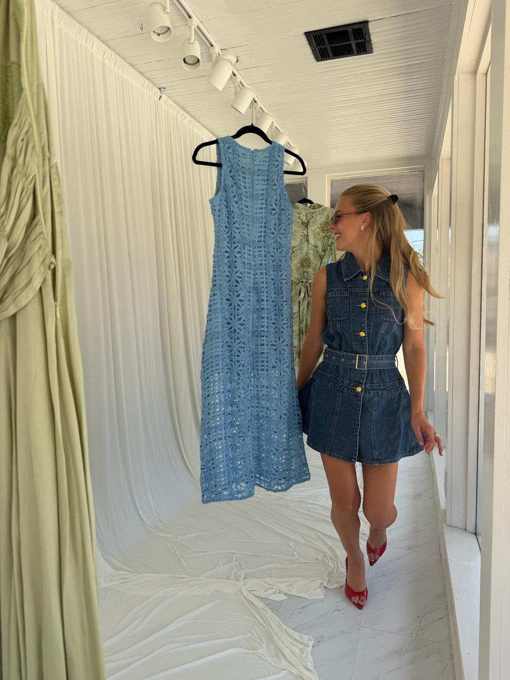 IWN DENIM MINI DRESS