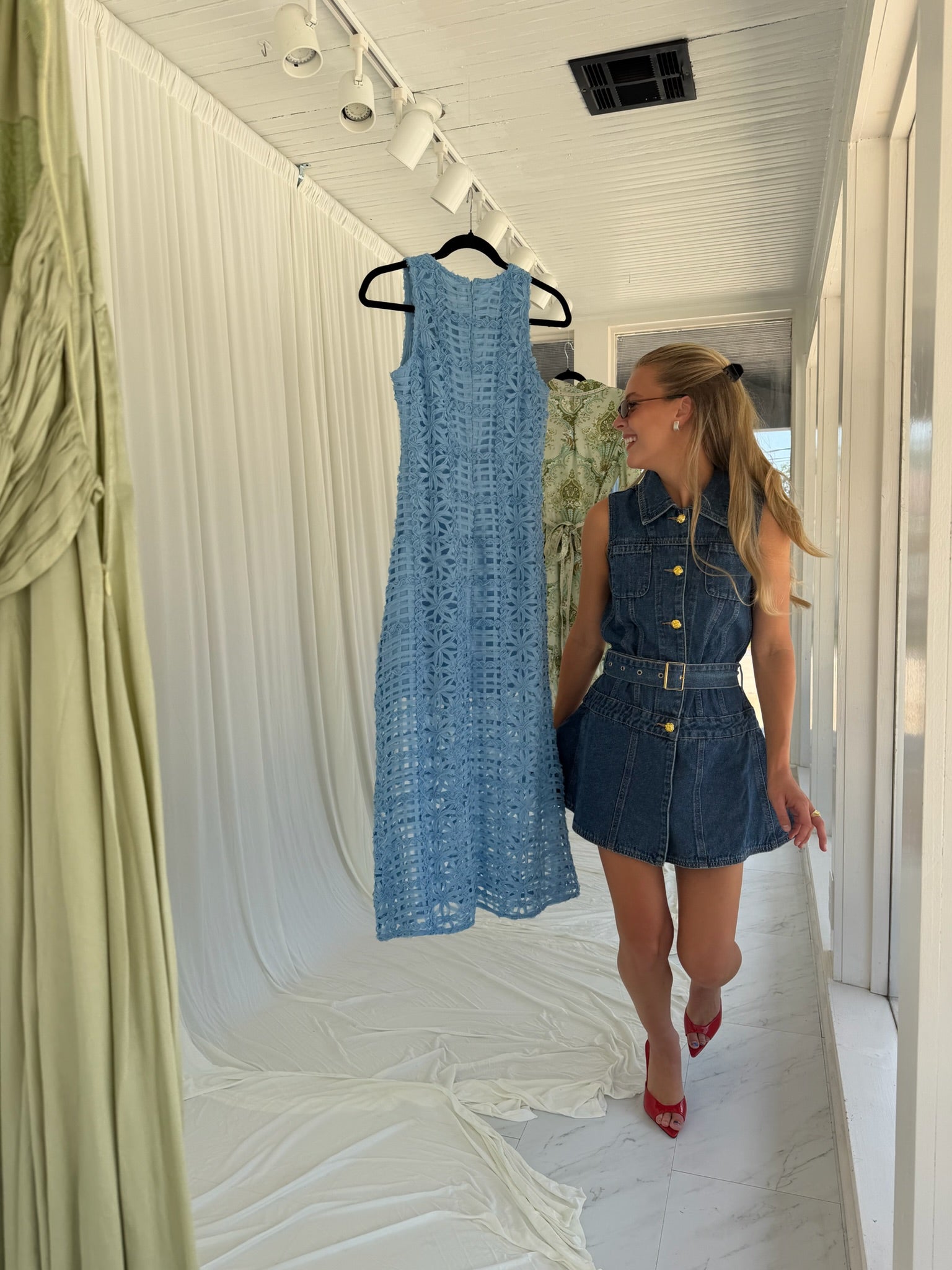 IWN DENIM MINI DRESS