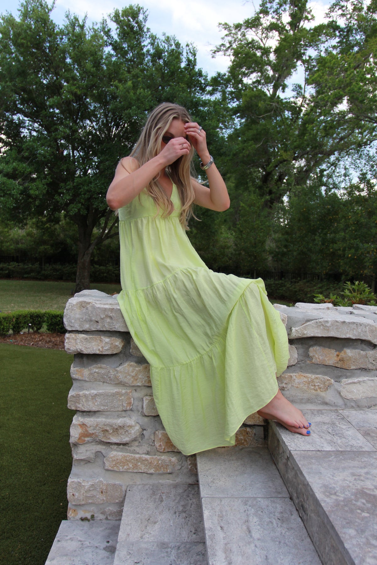 YFB Neon Maxi Cover Up