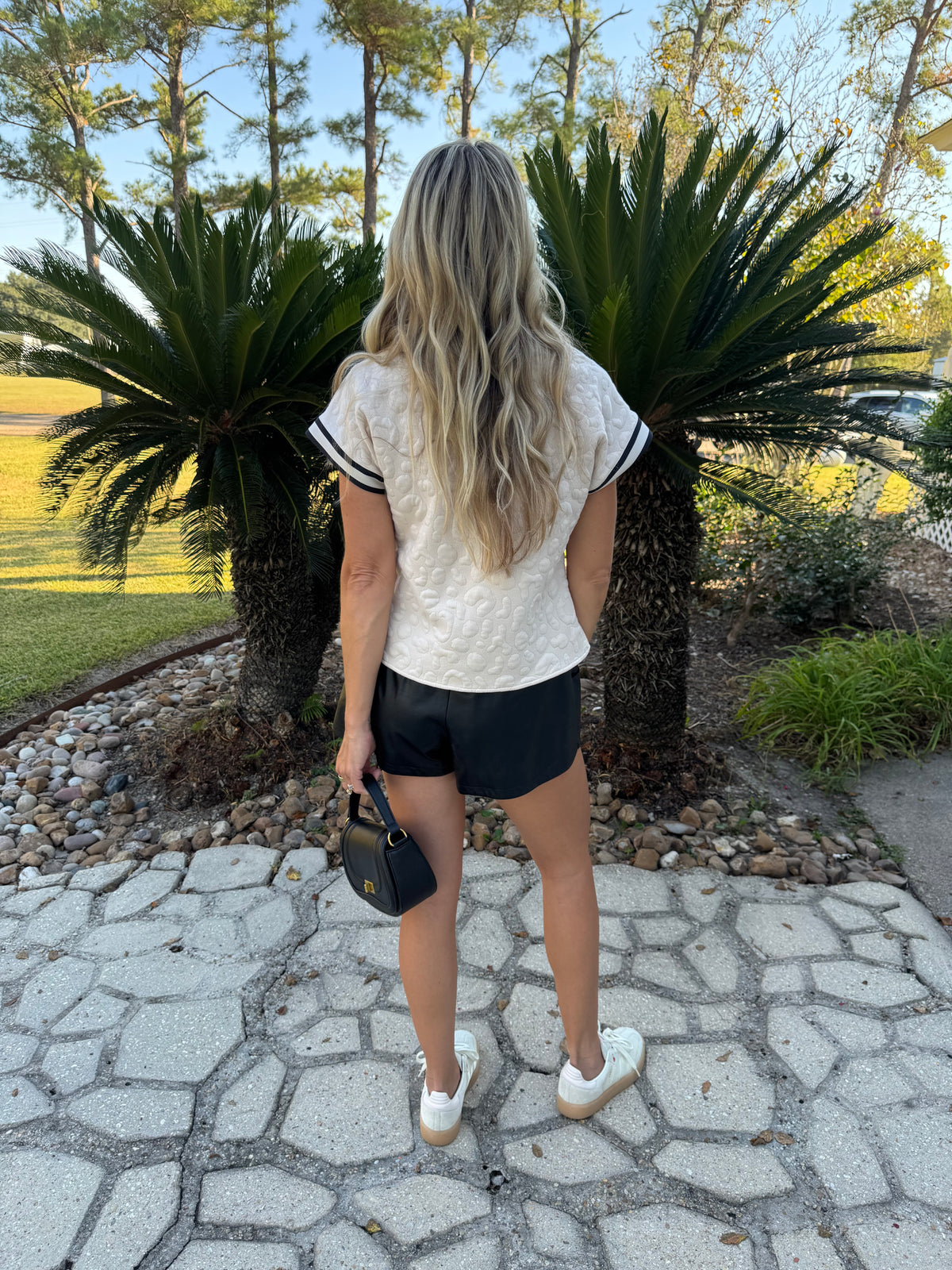 Leopard Half Zip