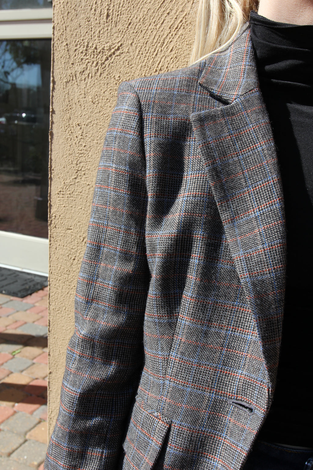Veronica Beard Tyra Plaid Dickey Jacket