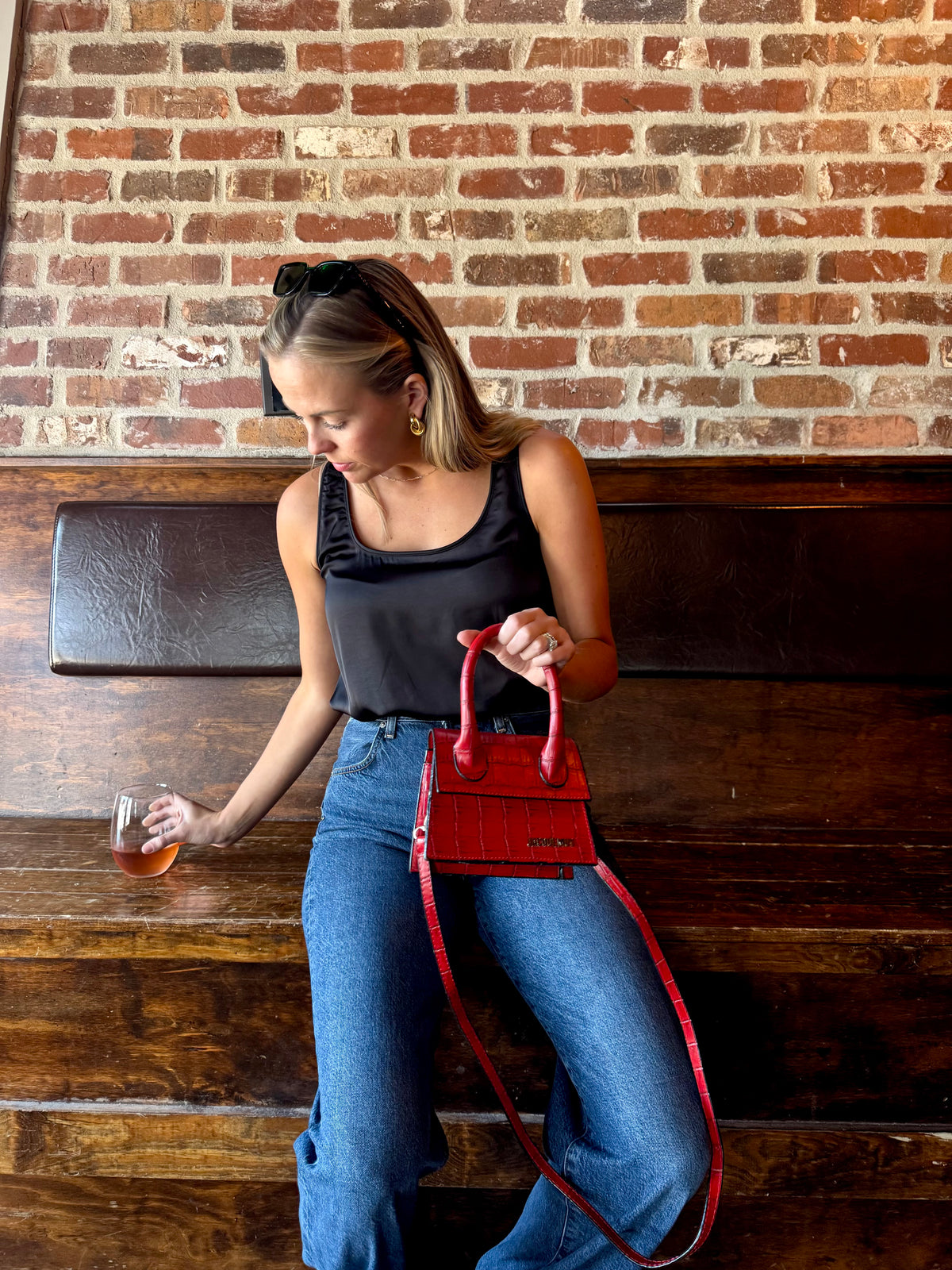 The Satin Standard Tank - Black