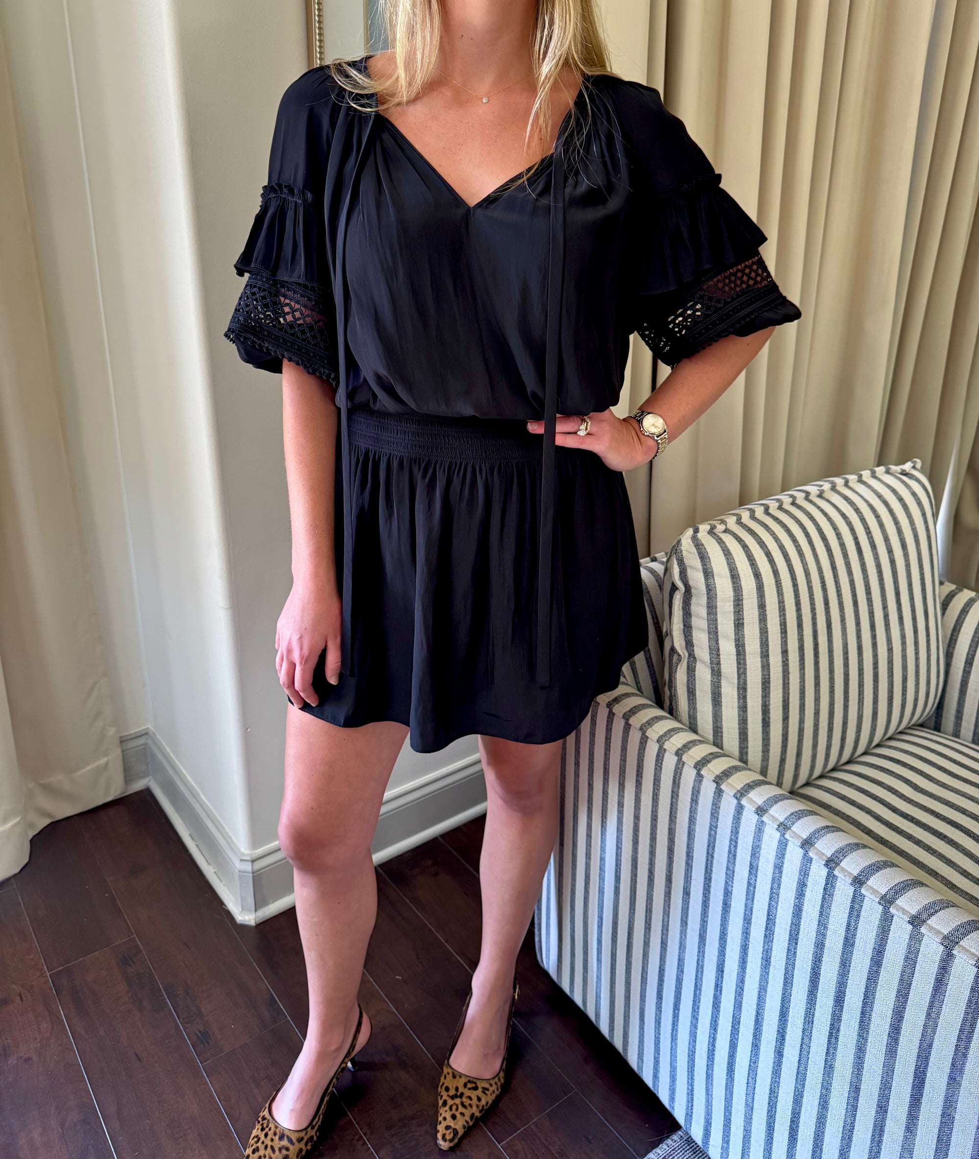 Black Mara Mini Dress