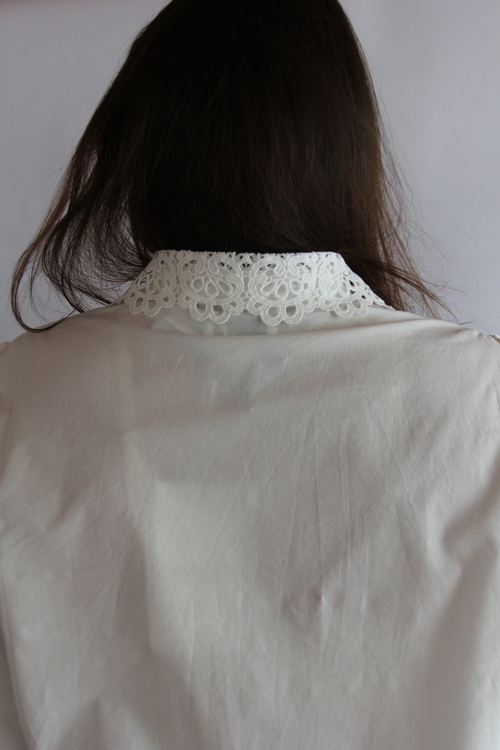 IWN Victorian Button Down - White