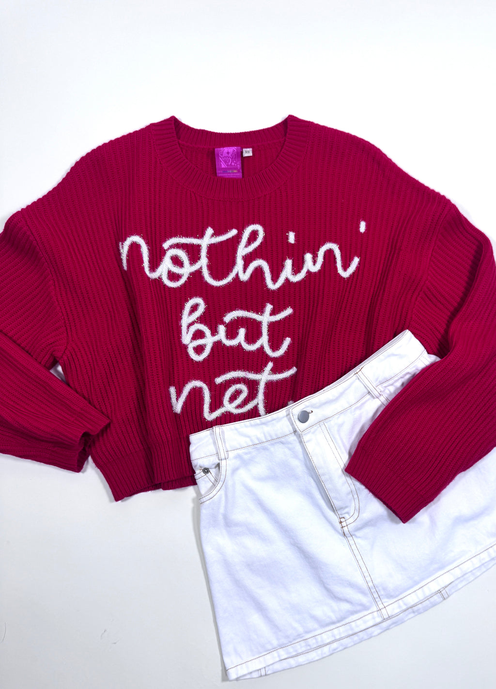 QOS Nothin But Net Sweater