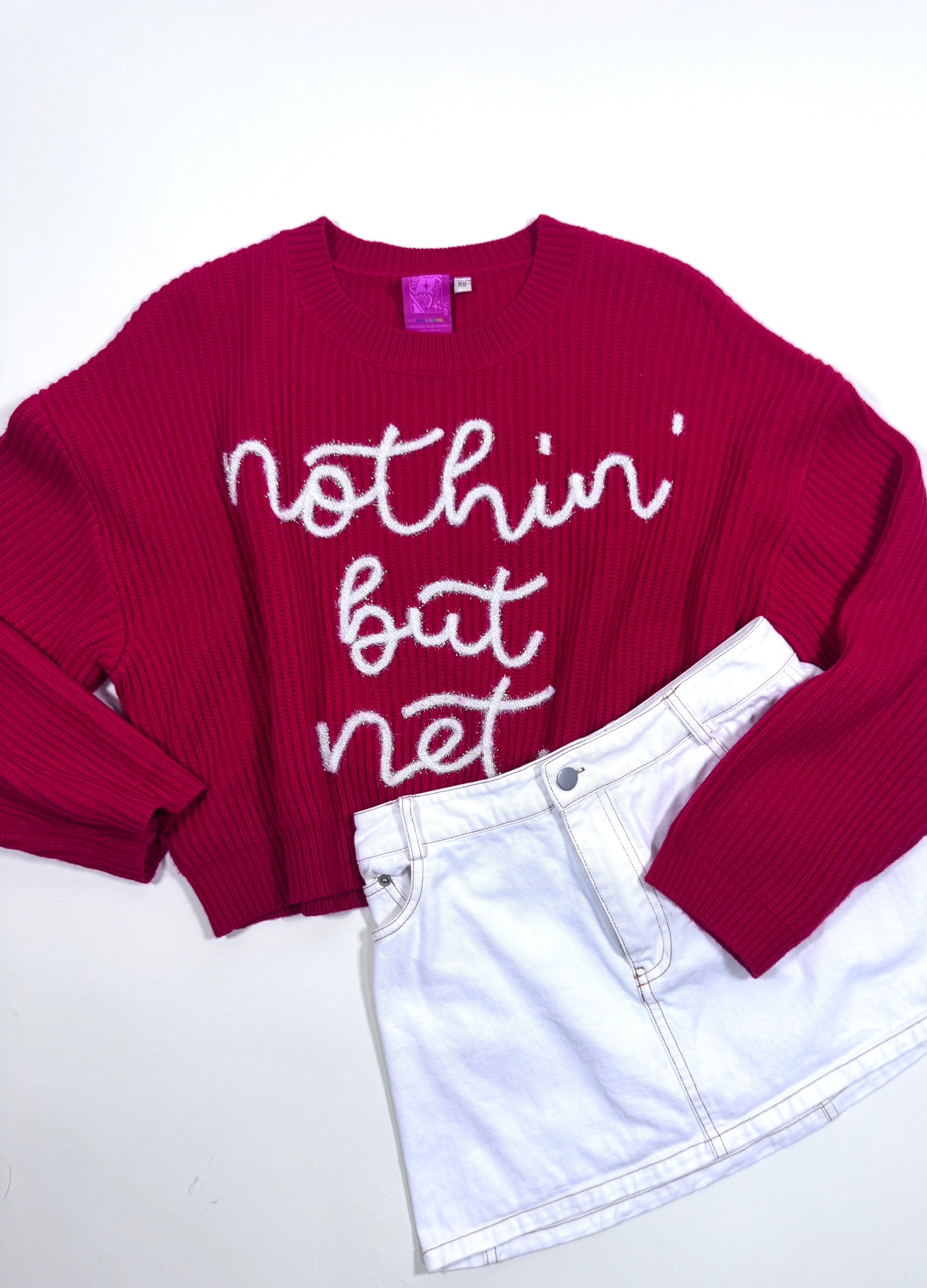 QOS Nothin But Net Sweater