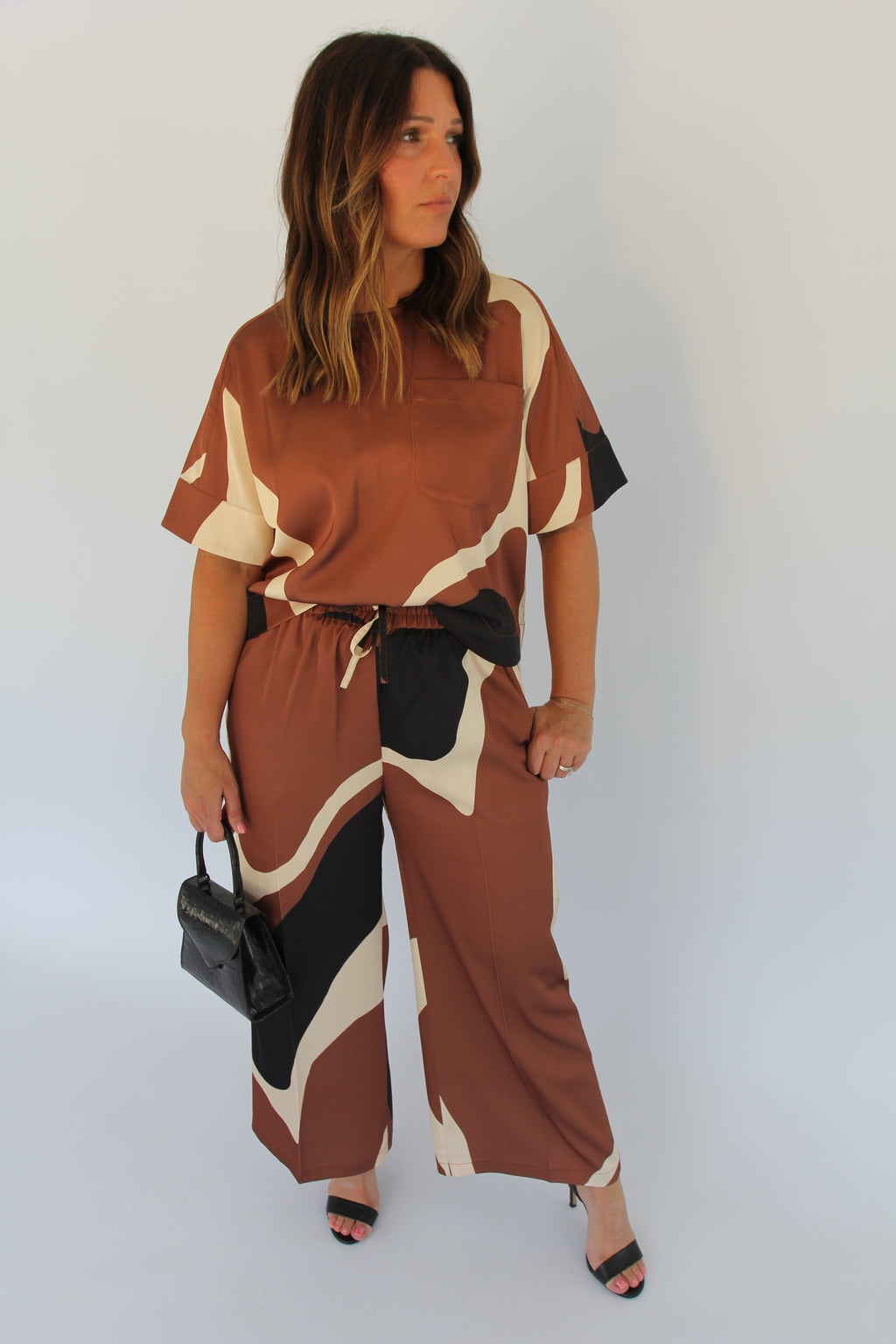 Crosby Brown Top