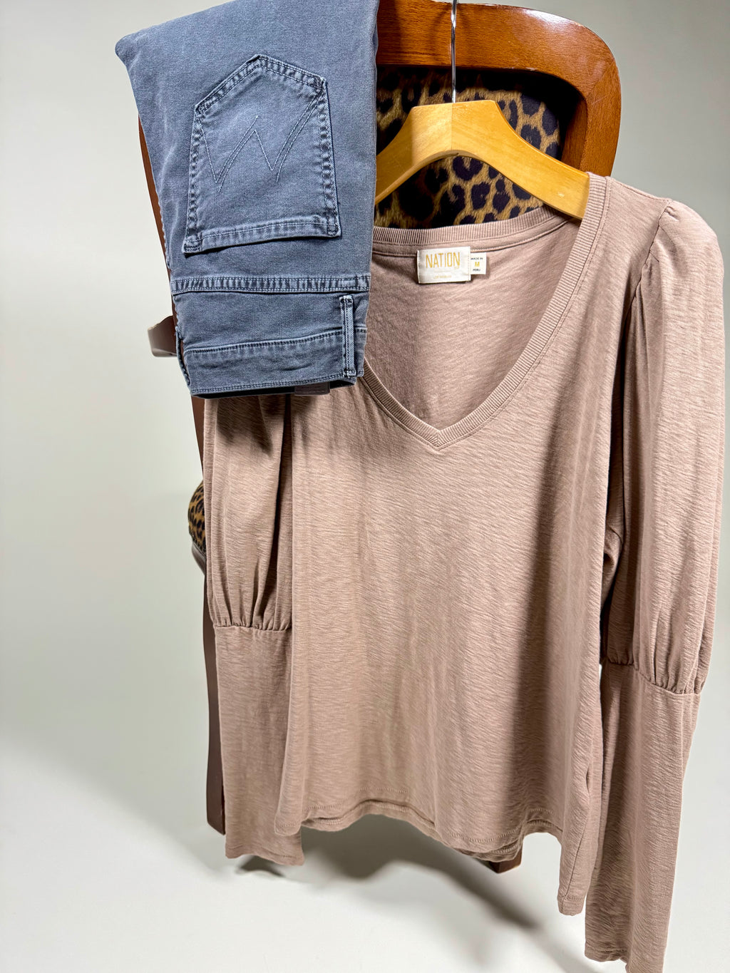 Nation Puff Sleeve Tee