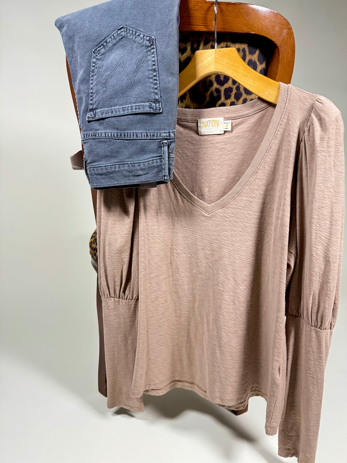 Nation Puff Sleeve Tee
