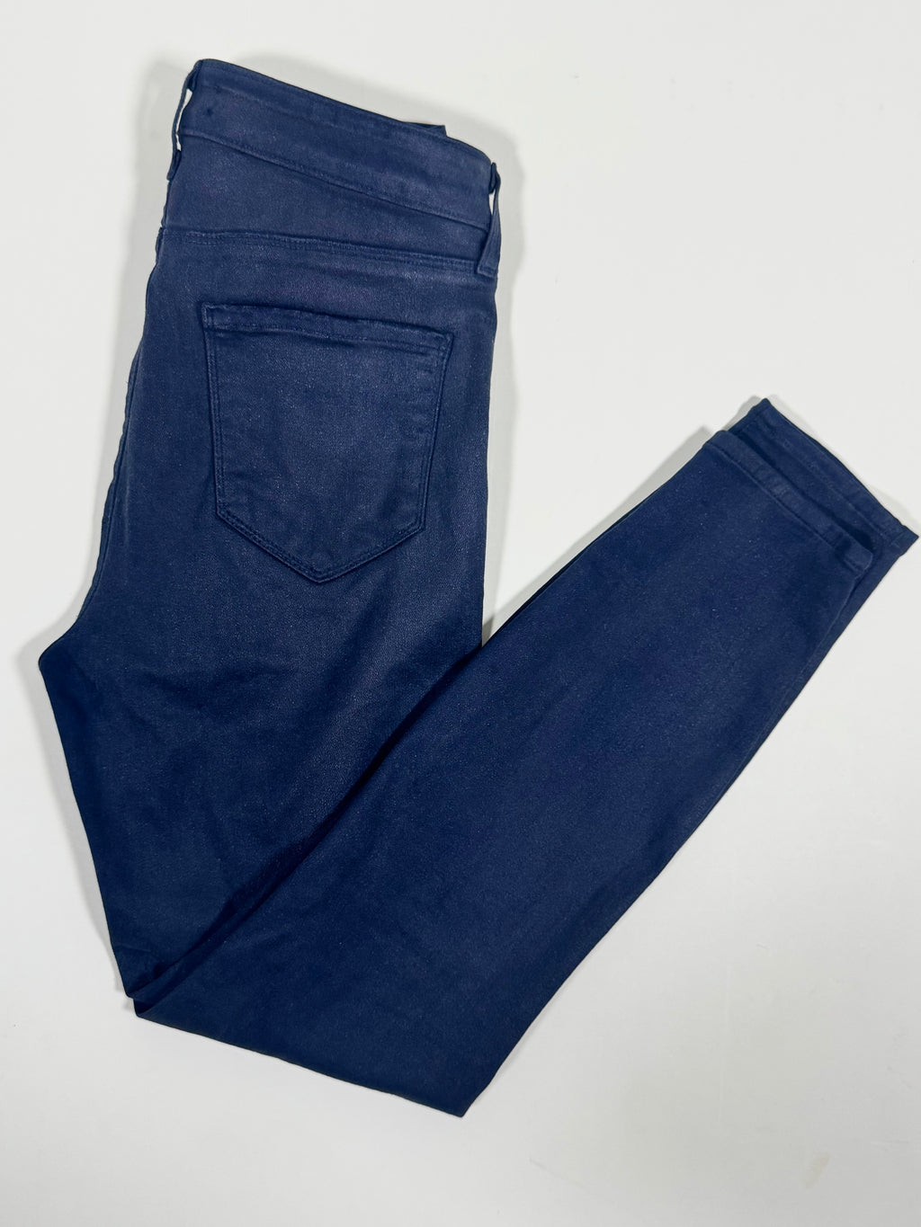 L’Agence Margot Coated Skinny in Navy