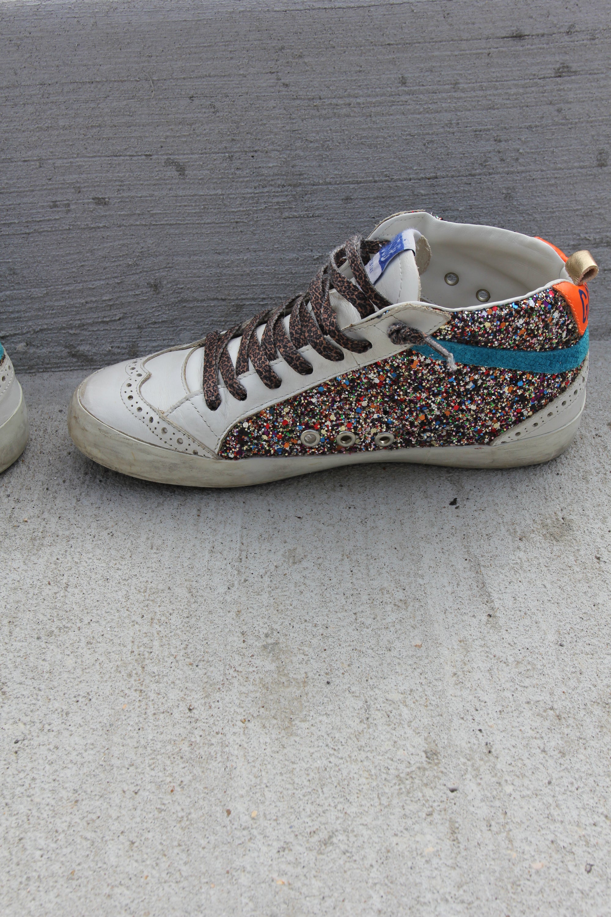 Golden Goose Mid Star Sequin Sneaker