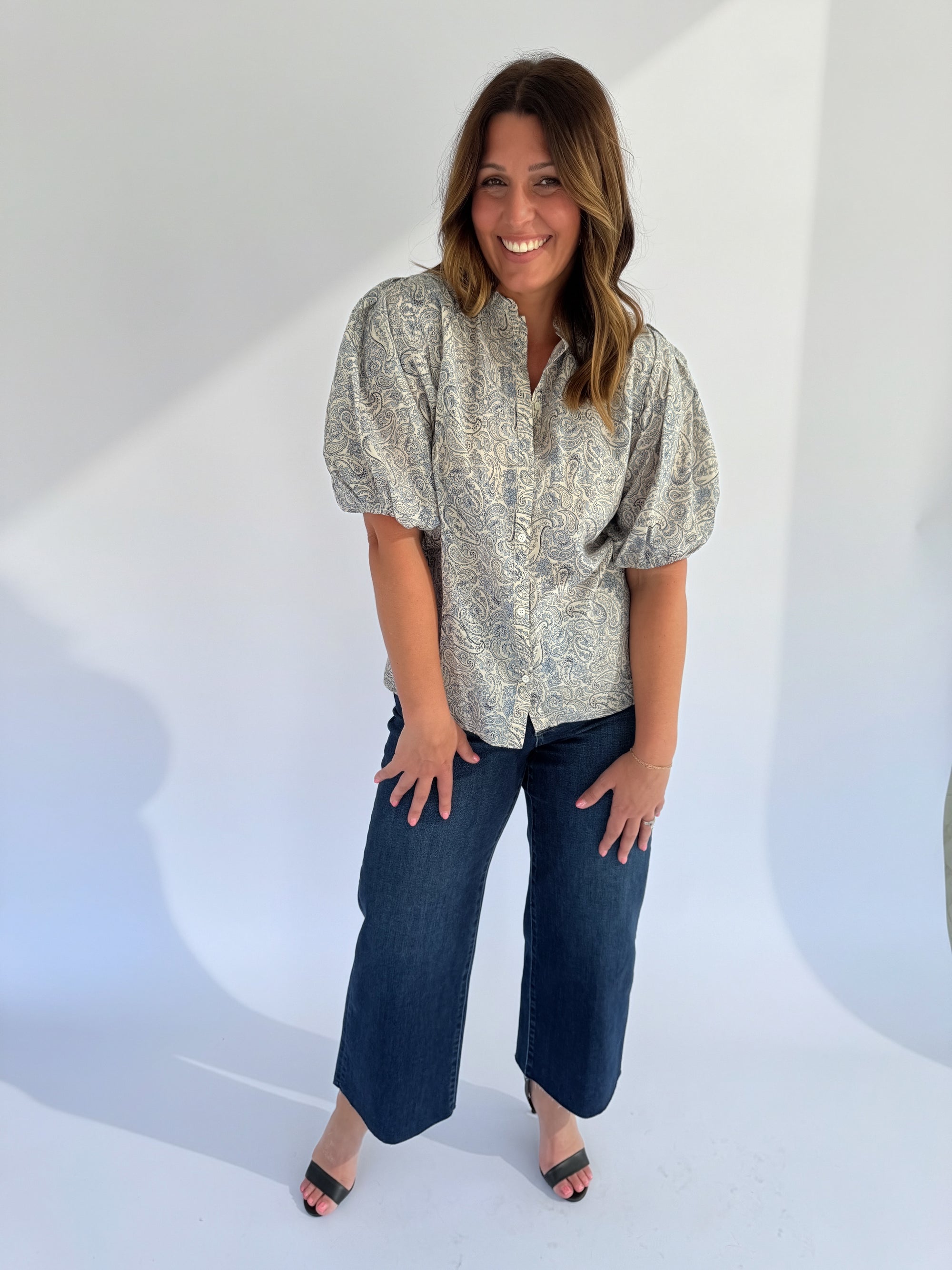 Vanessa Bruno Paisley Print Blouse Tonio | Blue