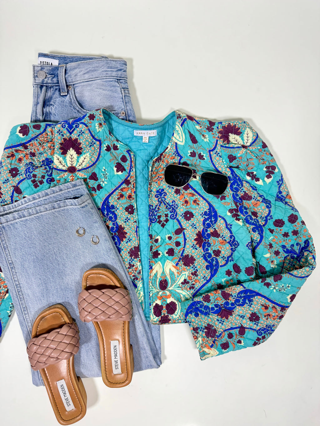 Quilted cropped jacket