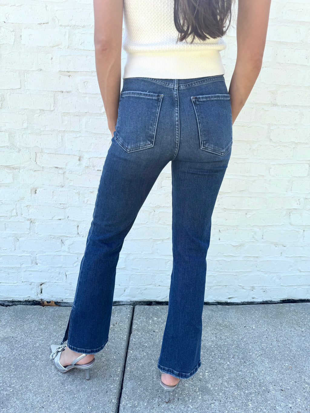 Le Jean Stella Crop Flare