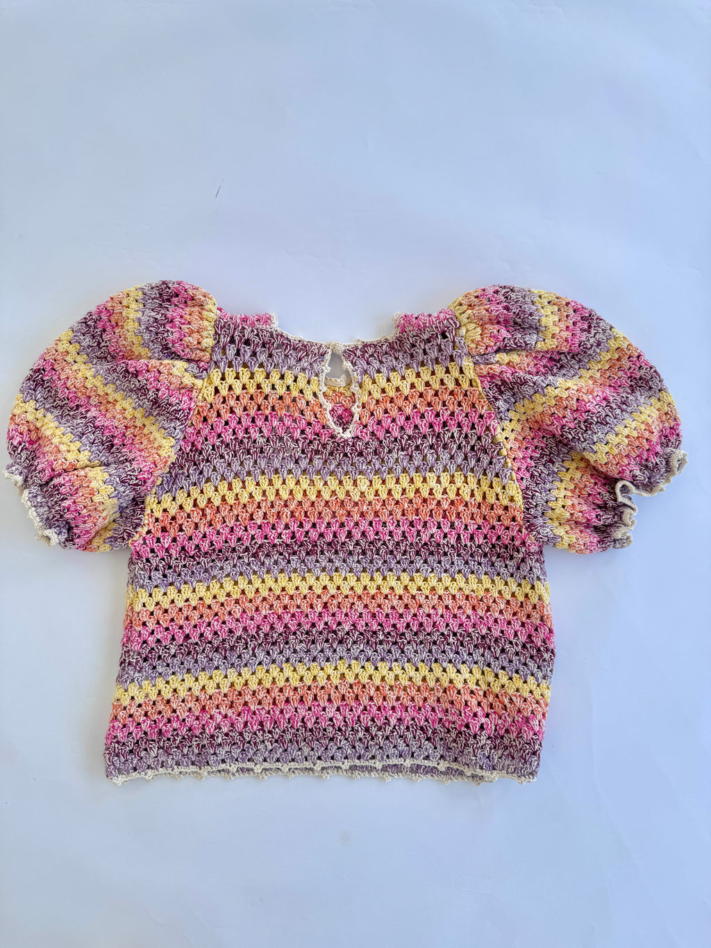 Saylor Reba Crochet Top - Stripe