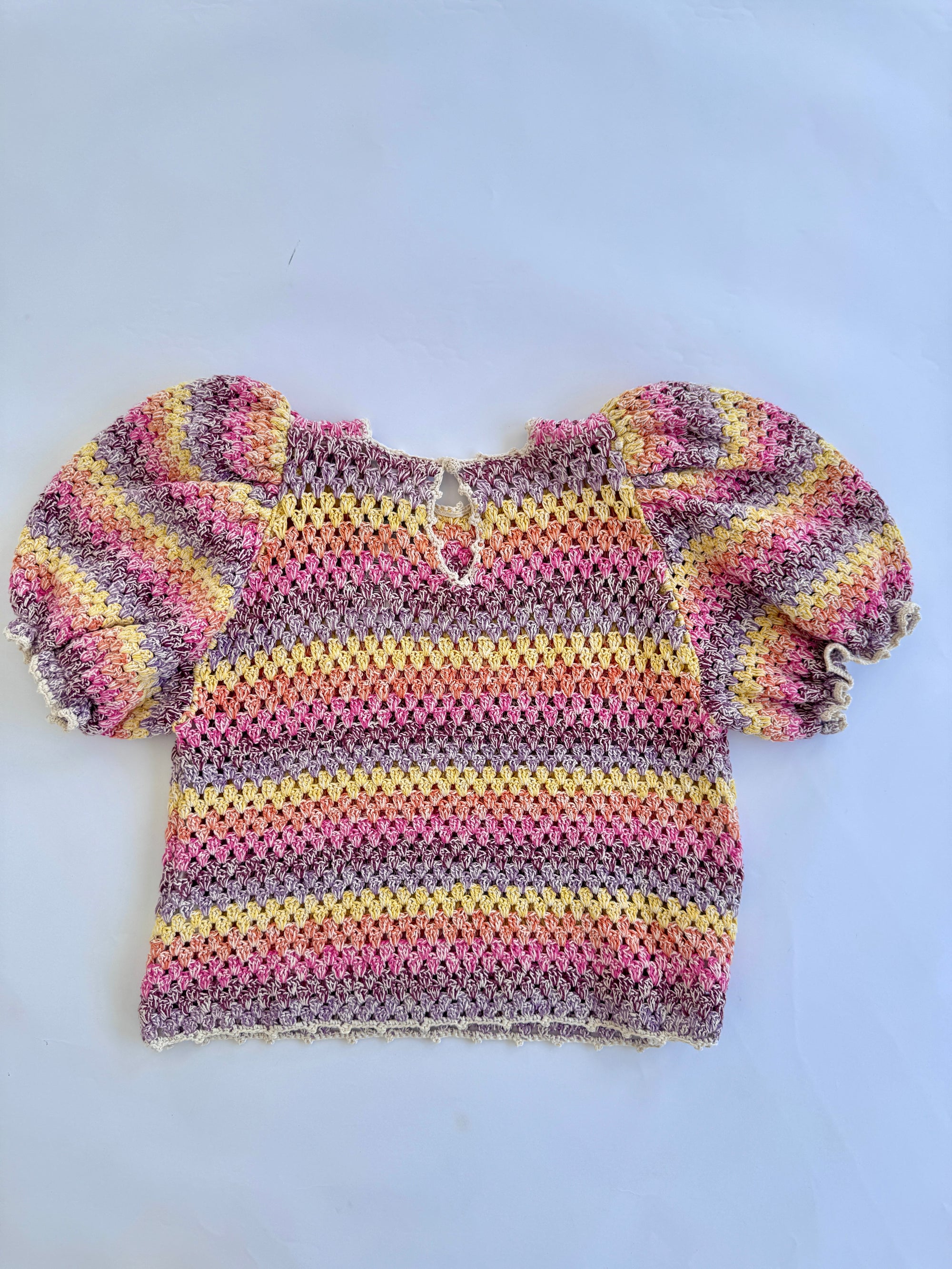 Saylor Reba Crochet Top - Stripe