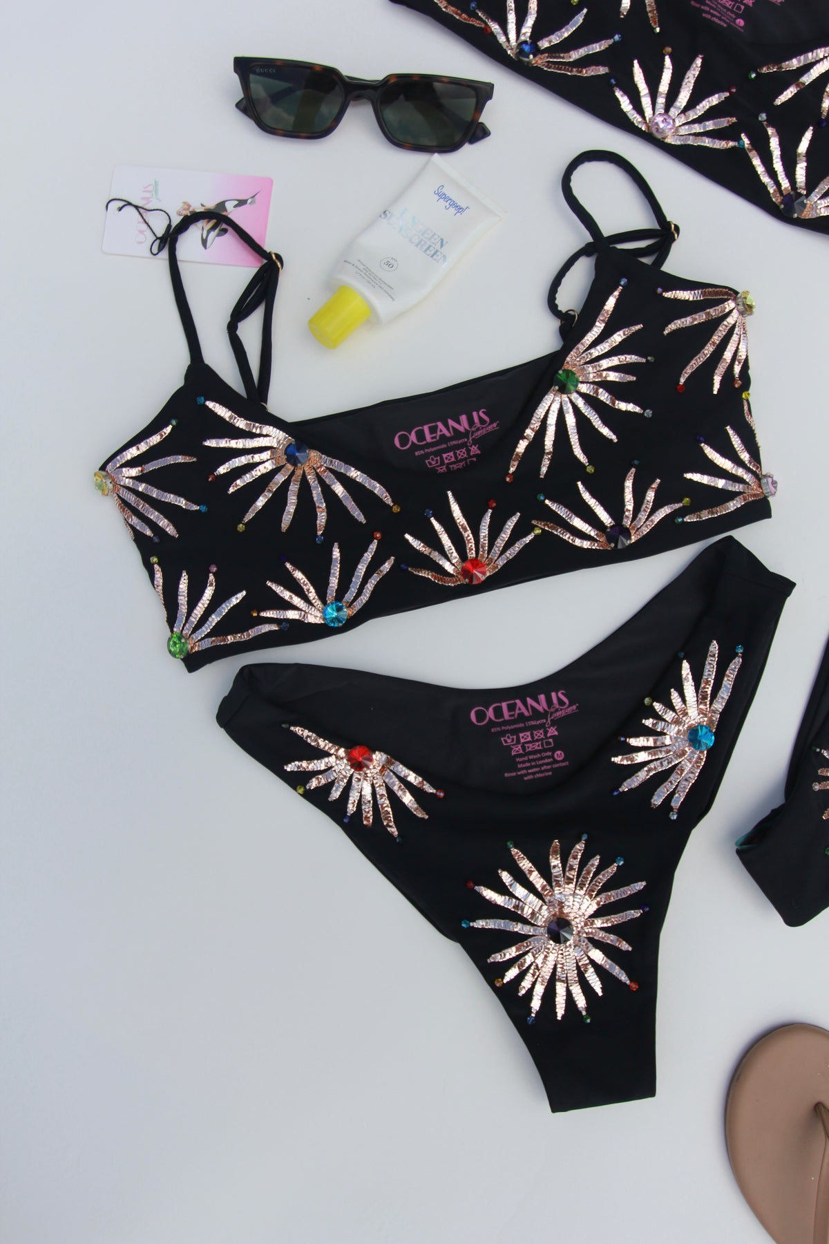Oceanus Black Ruby Bikini Bottom