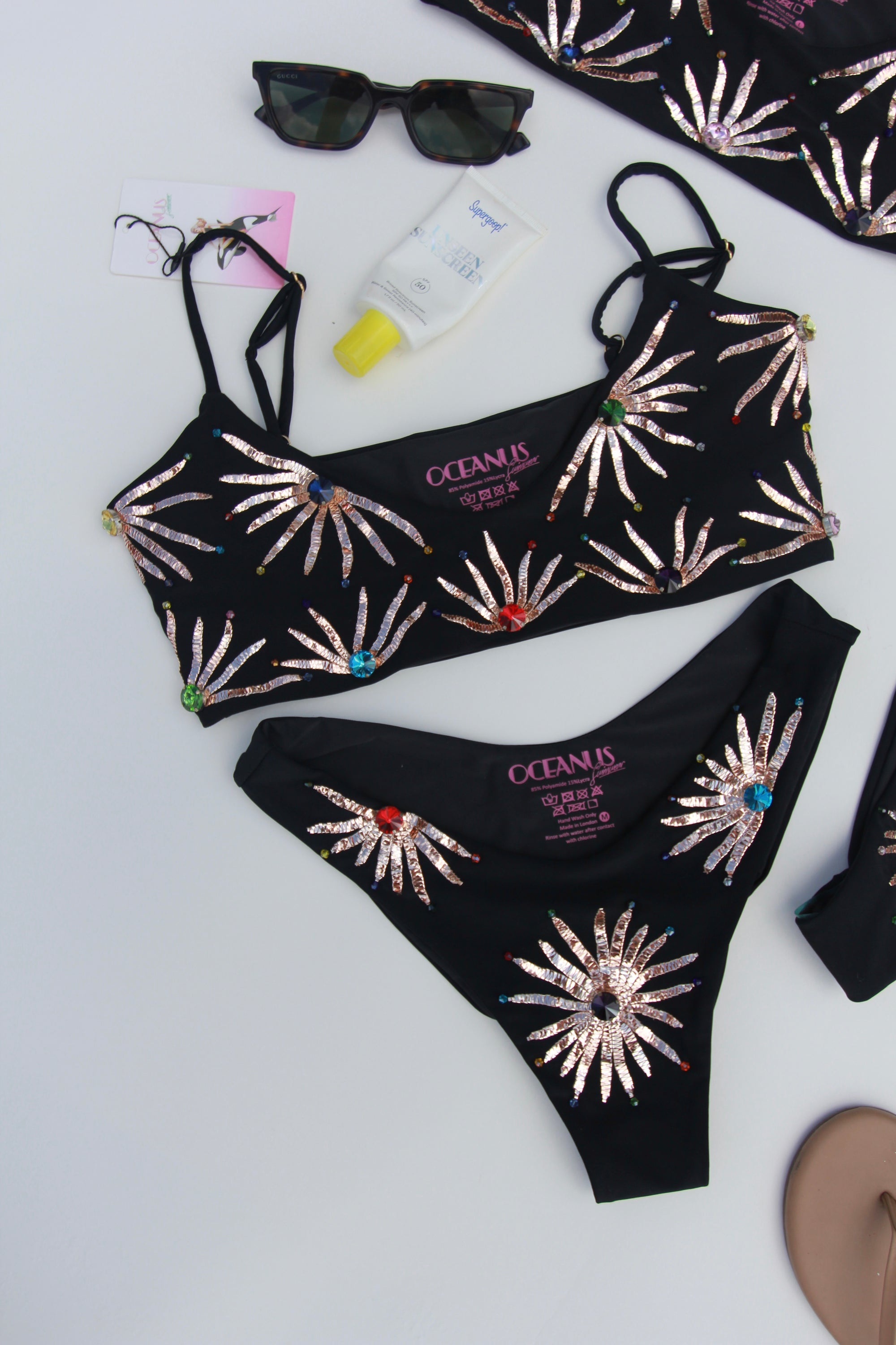 Oceanus Black Ruby Bikini Bottom