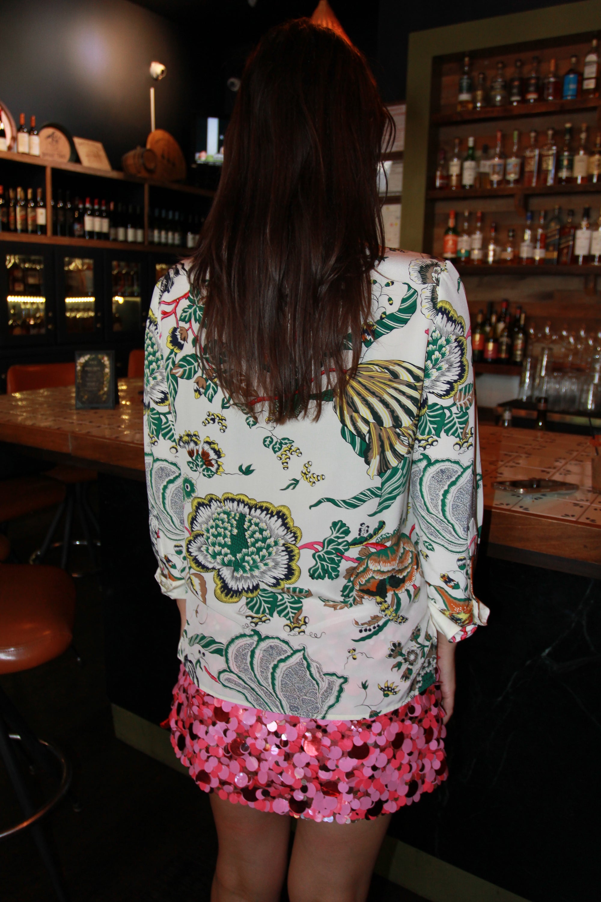 Vintage Tory Burch Happy Times Button Up Top