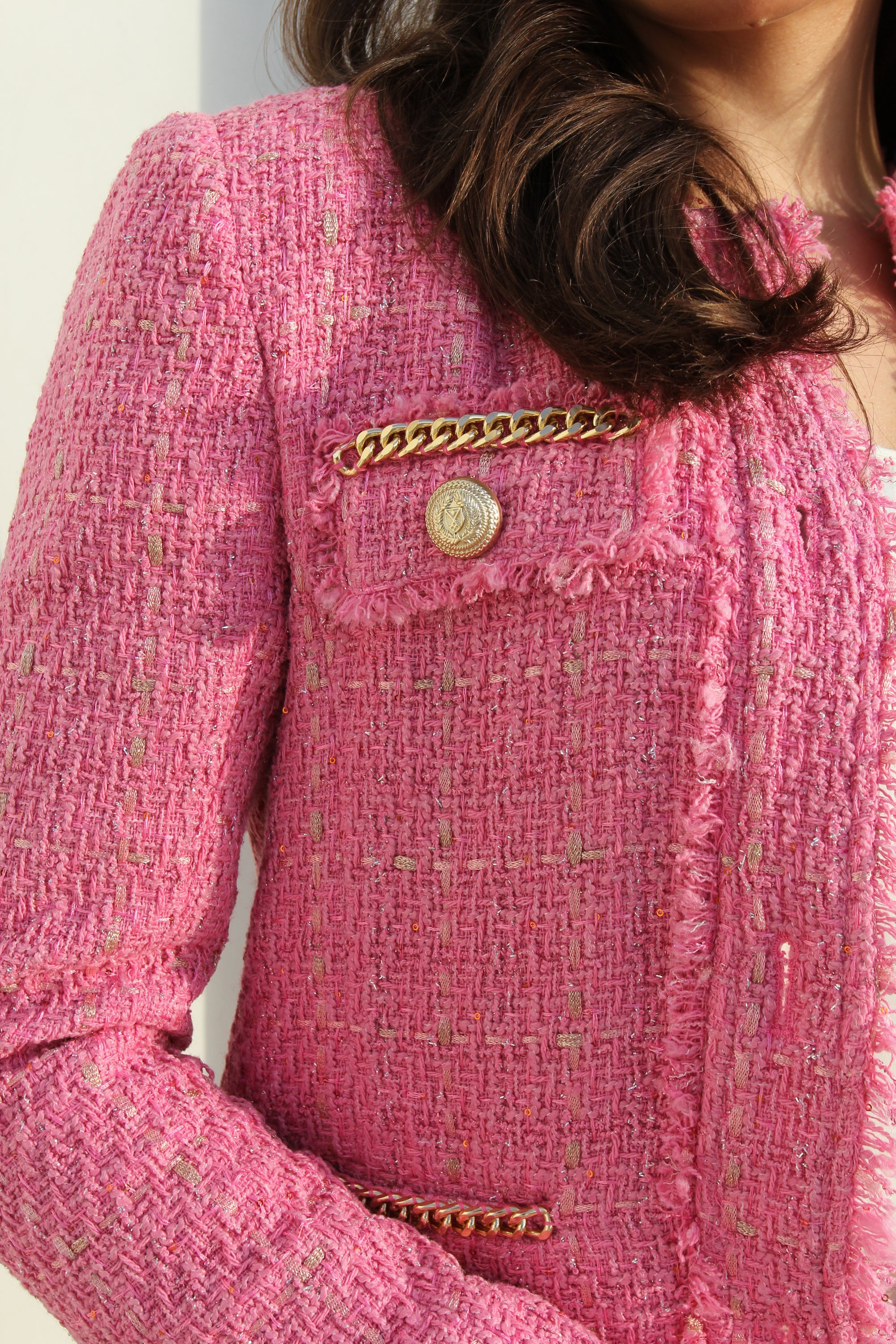 Generation Love Pink Tweed Set
