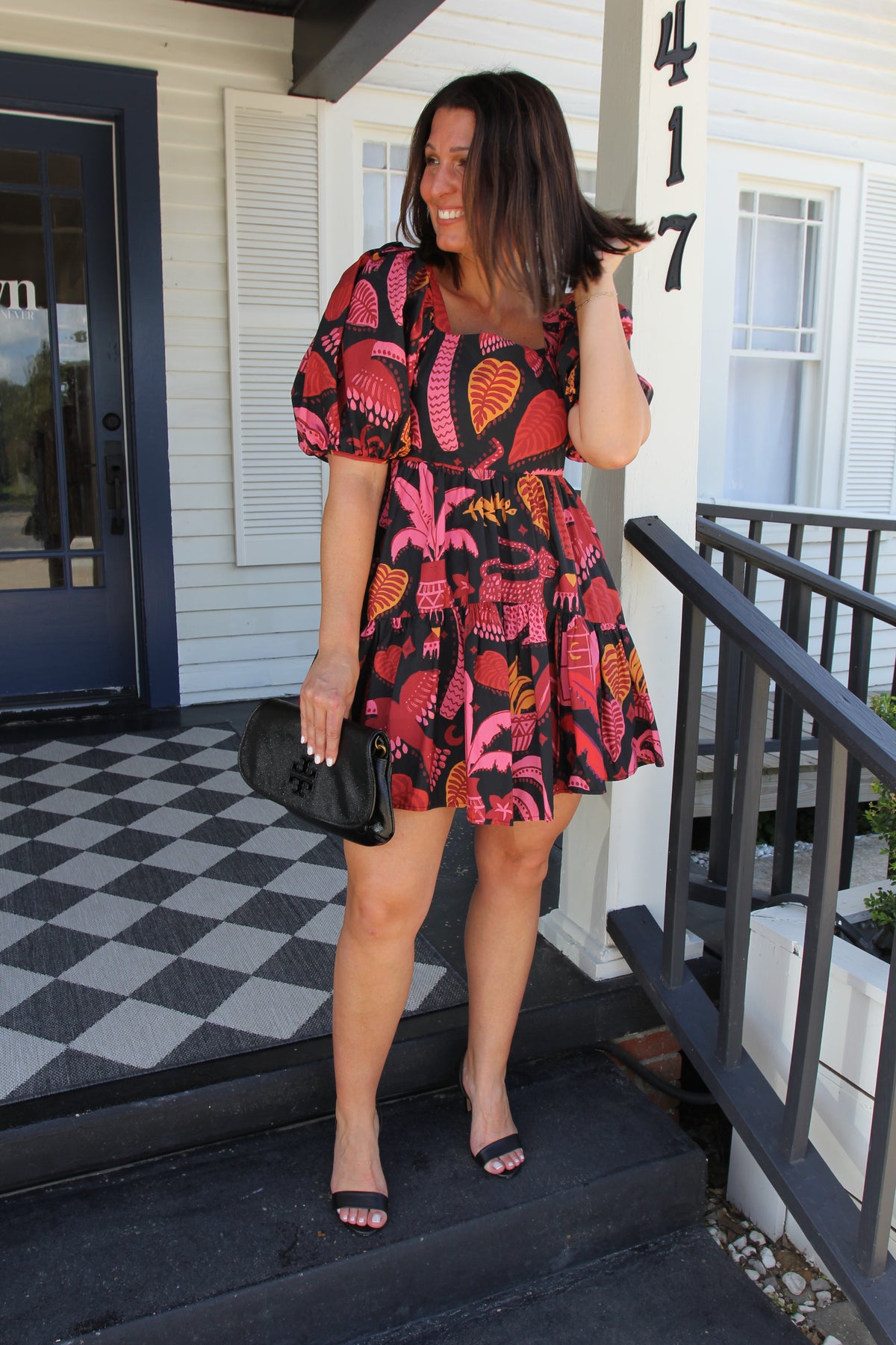 Farm Rio Tropical Magic Mini Dress