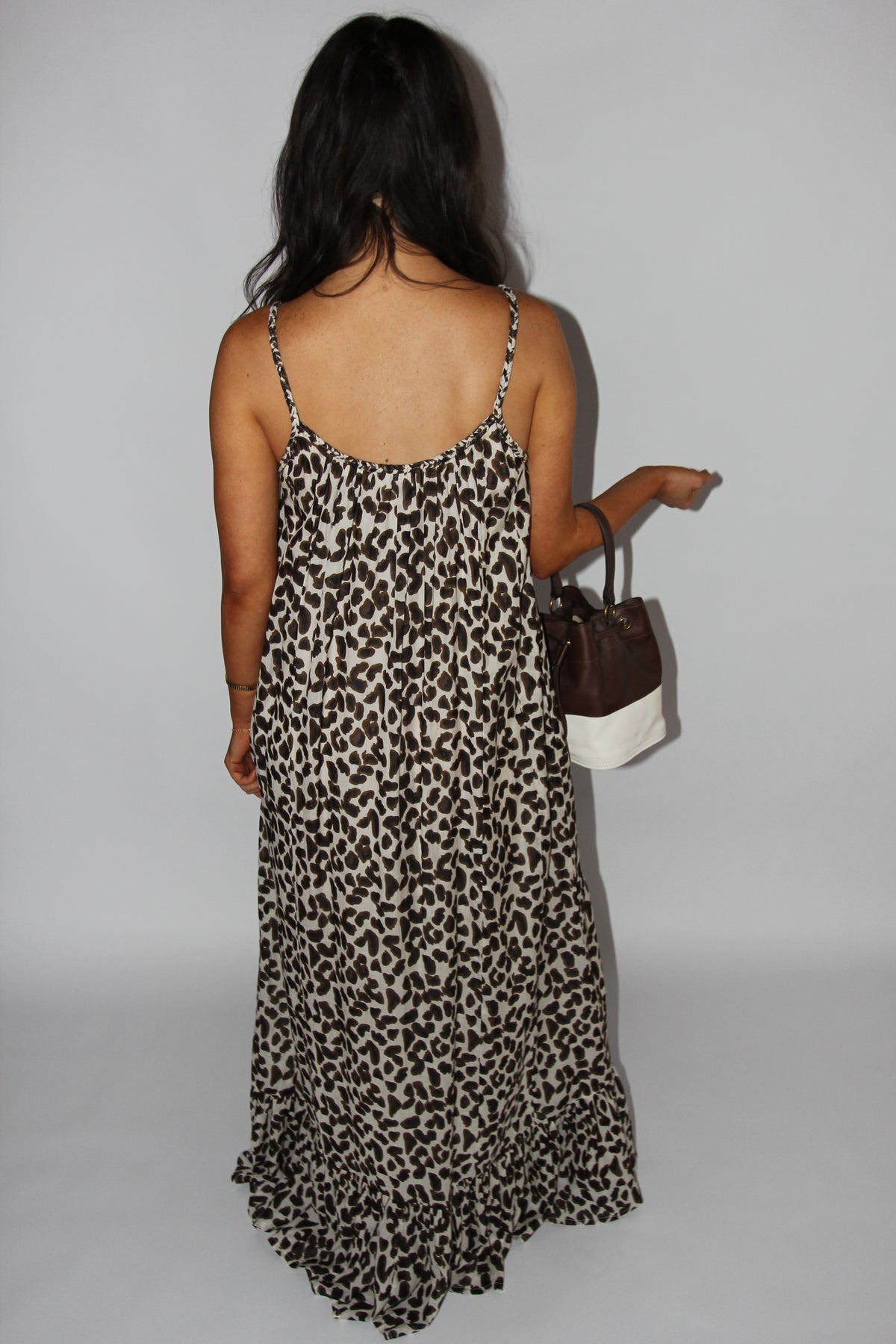 Vetiver Dance Away Leopard Sundress