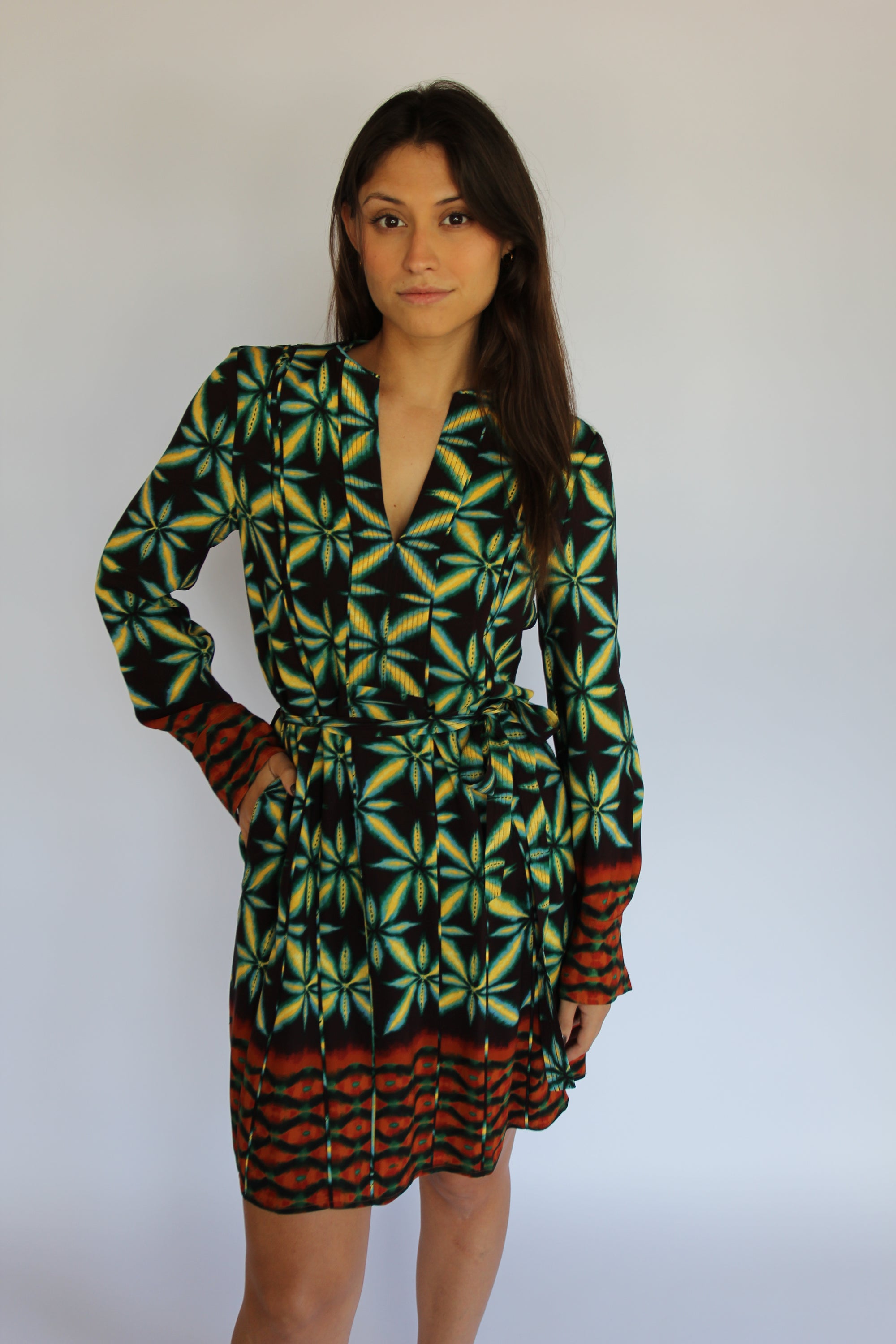 Ulla Johnson Daisy Printed Crepe Mini Dress