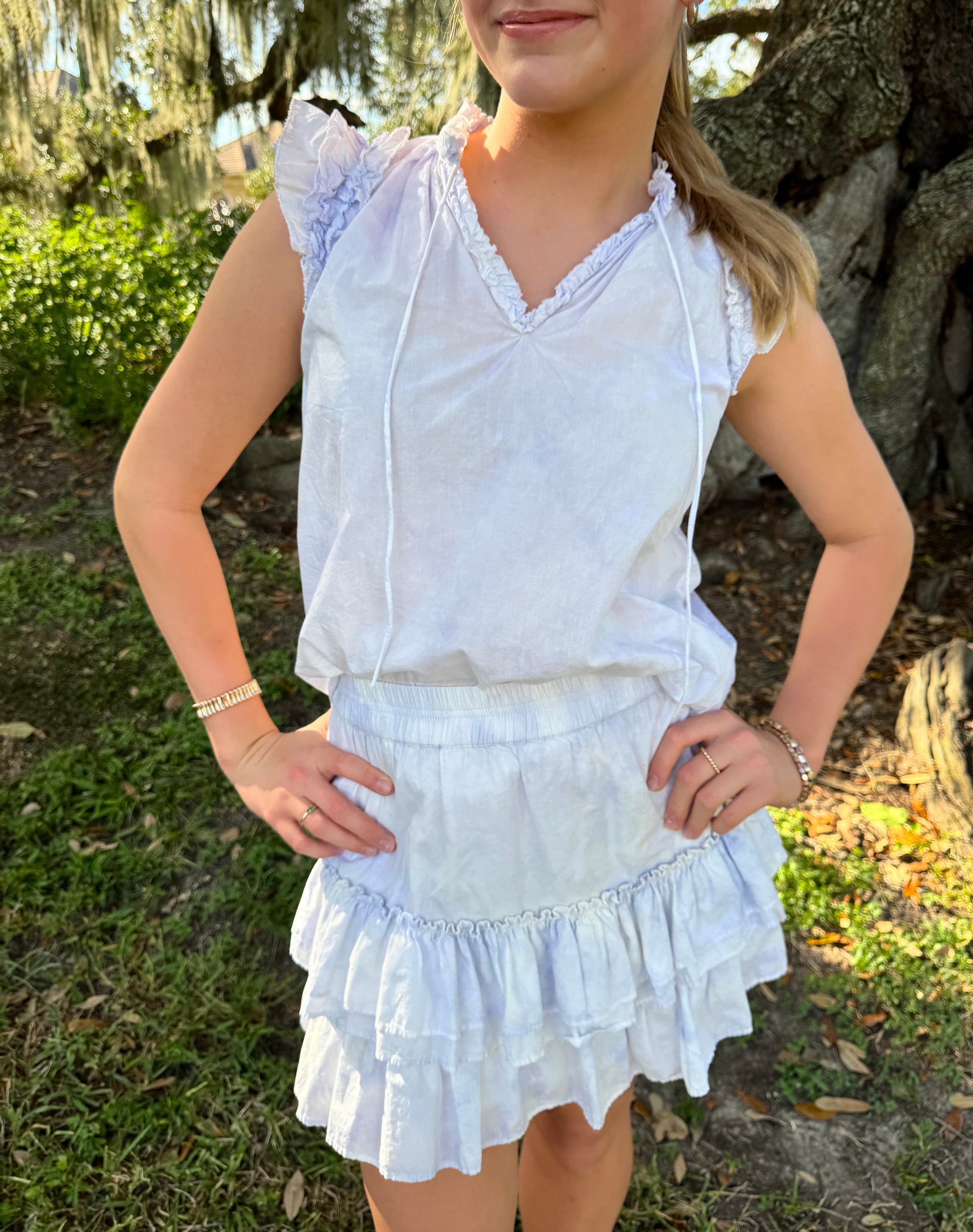 Tiedye Ruffle Set