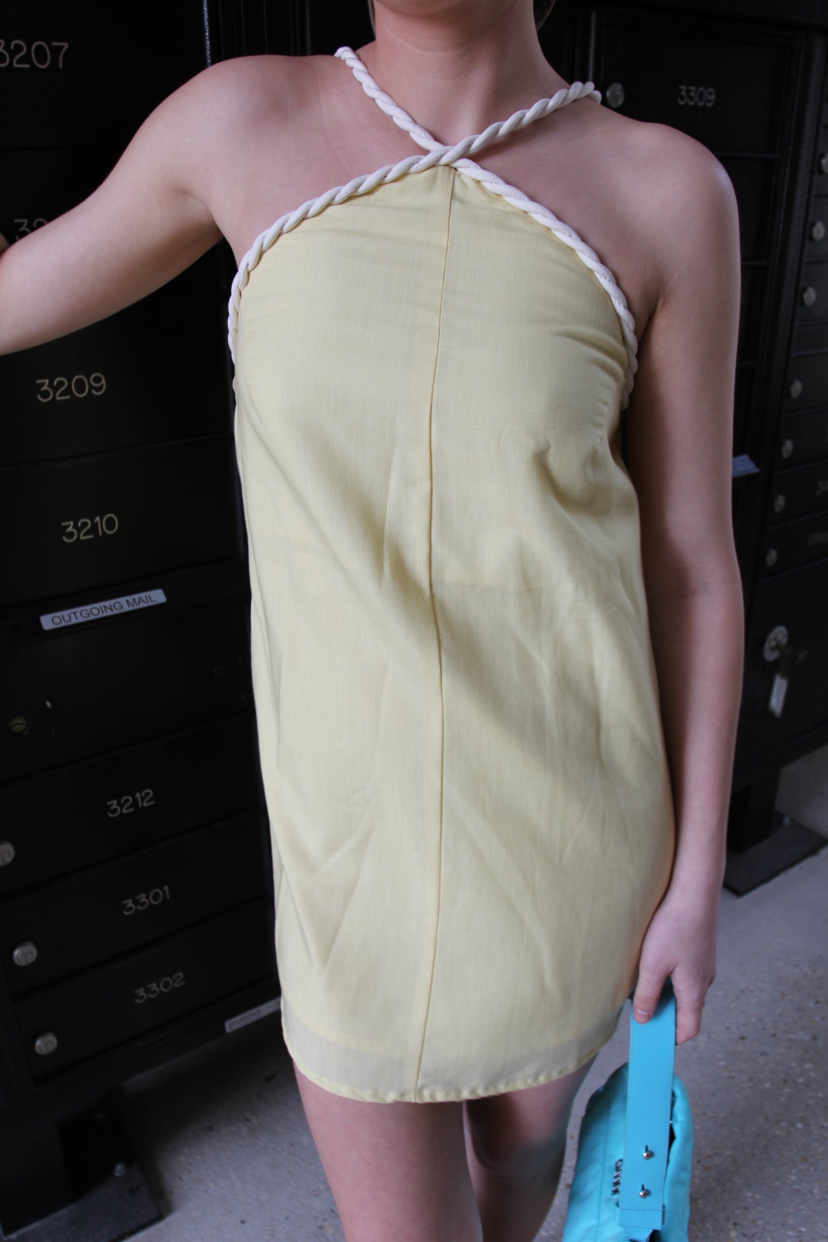 Mon Renn Yellow Halter Mini