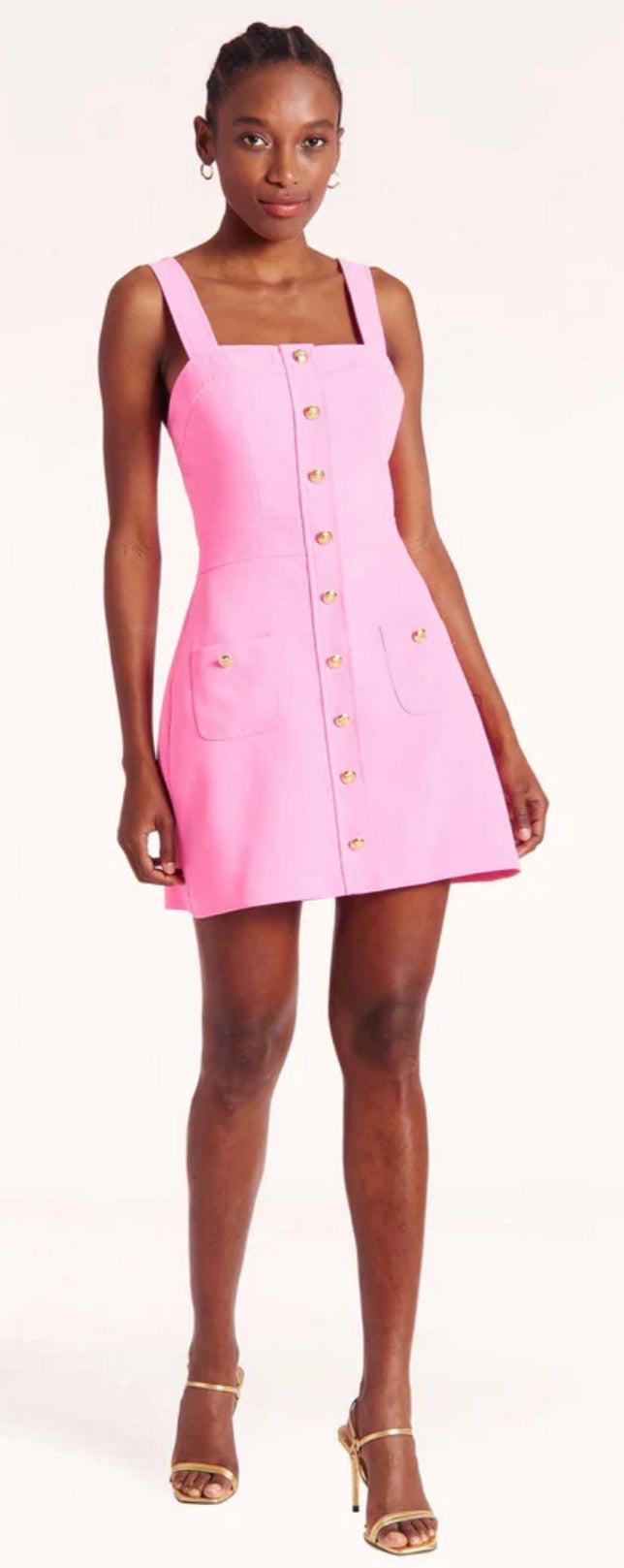 NWT Amanda Uprichard Archie Dress in Hot Pink