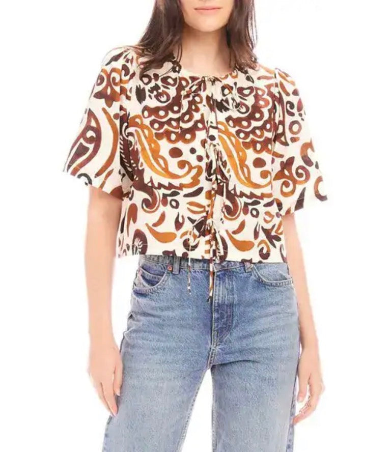 Fifteen Twenty - Nadine Bow Detail Top