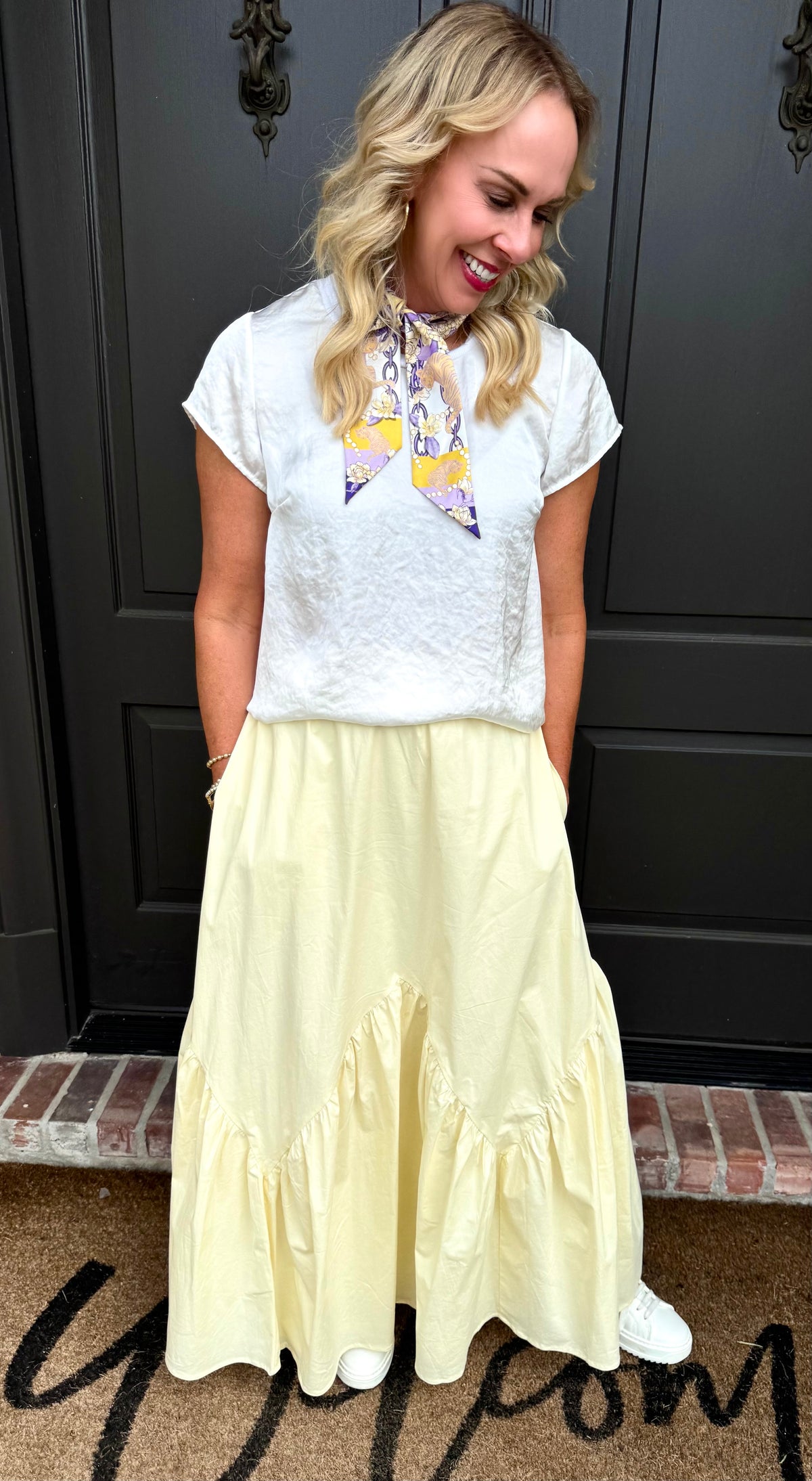 Yellow Maxi Skirt