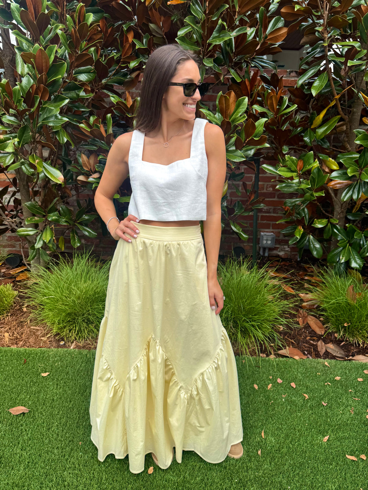 Yellow Maxi Skirt