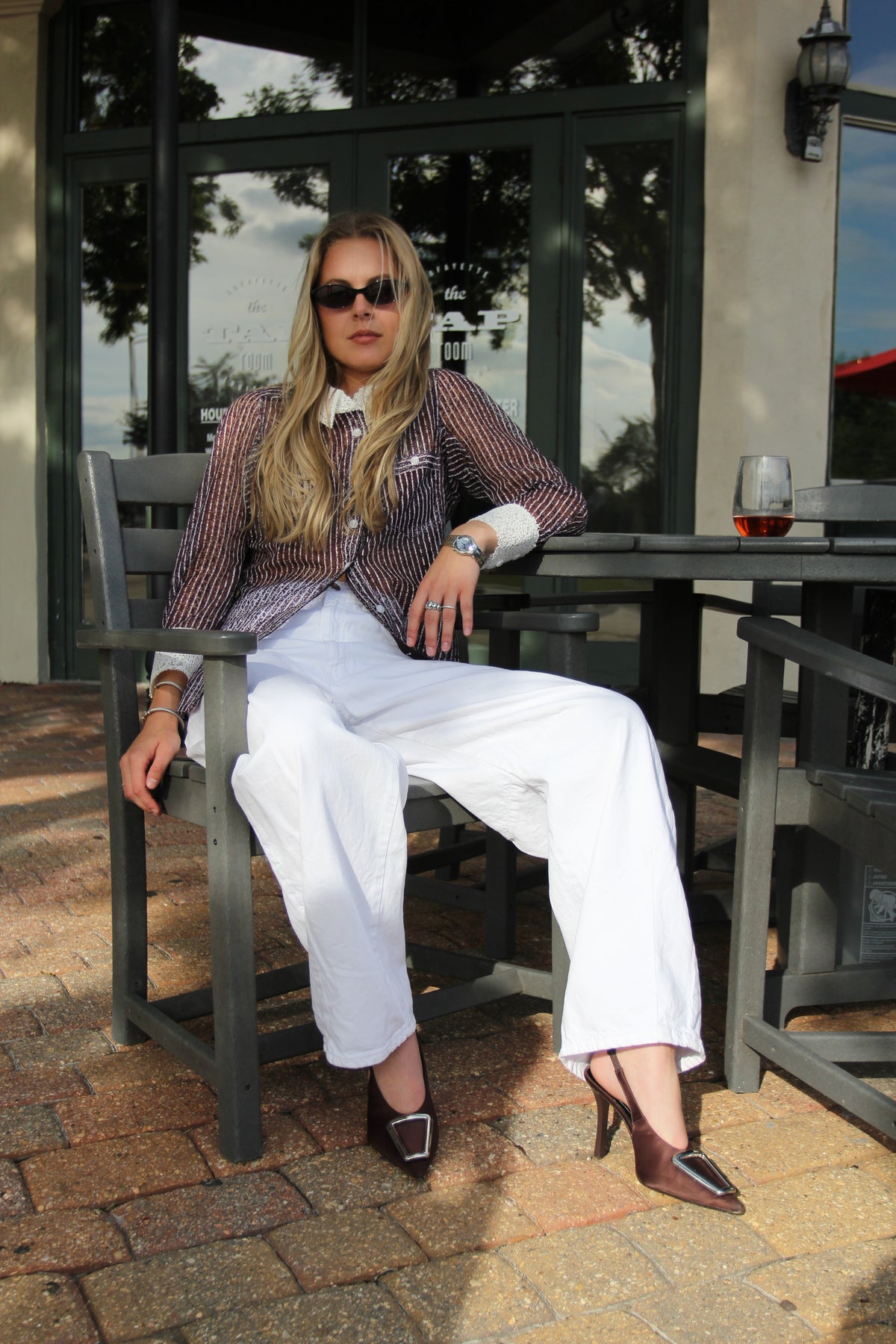 The Heiress Lace Collar Top