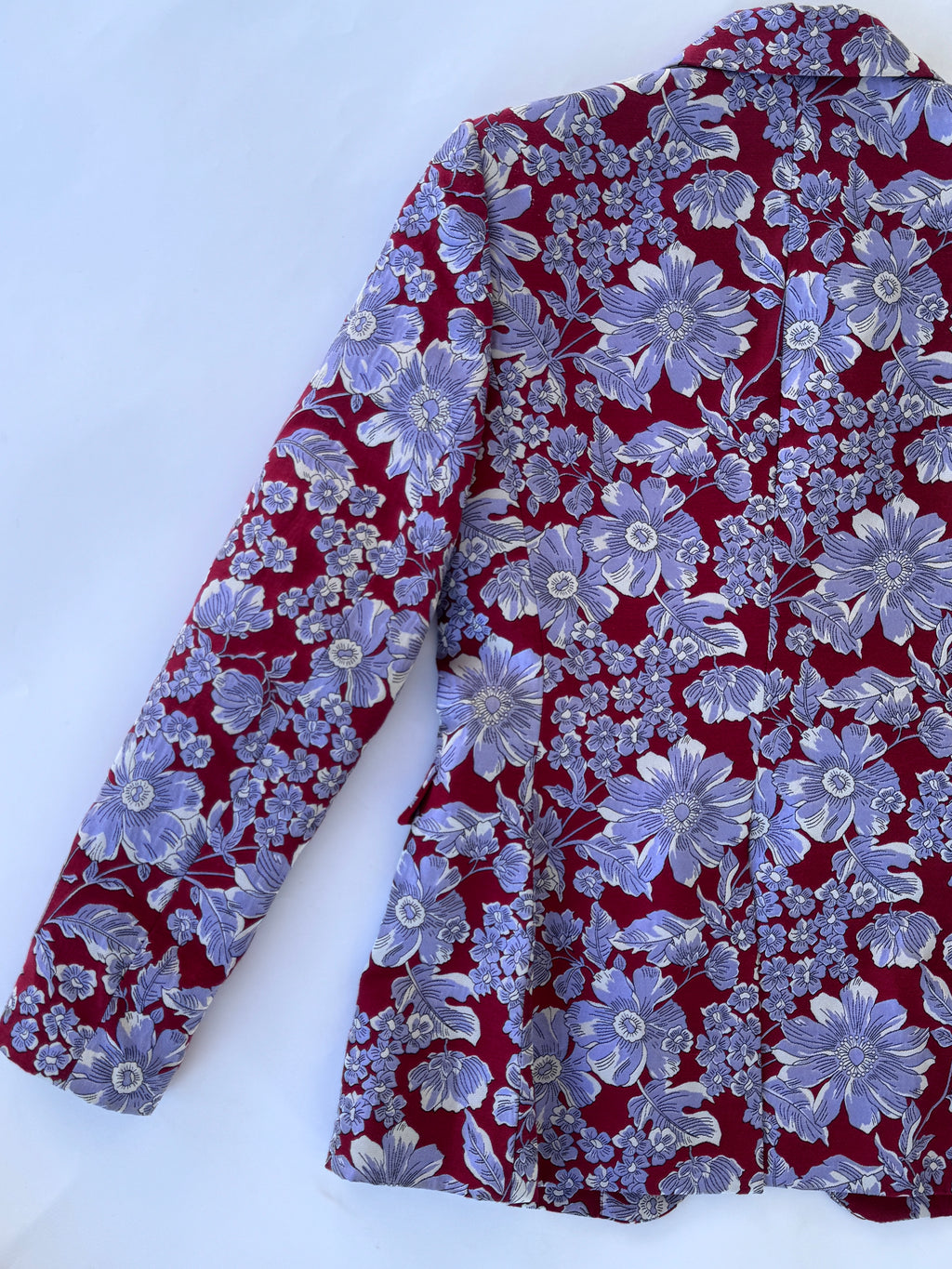Alice + Olivia Macey Ruby Floral Jacquard Blazer
