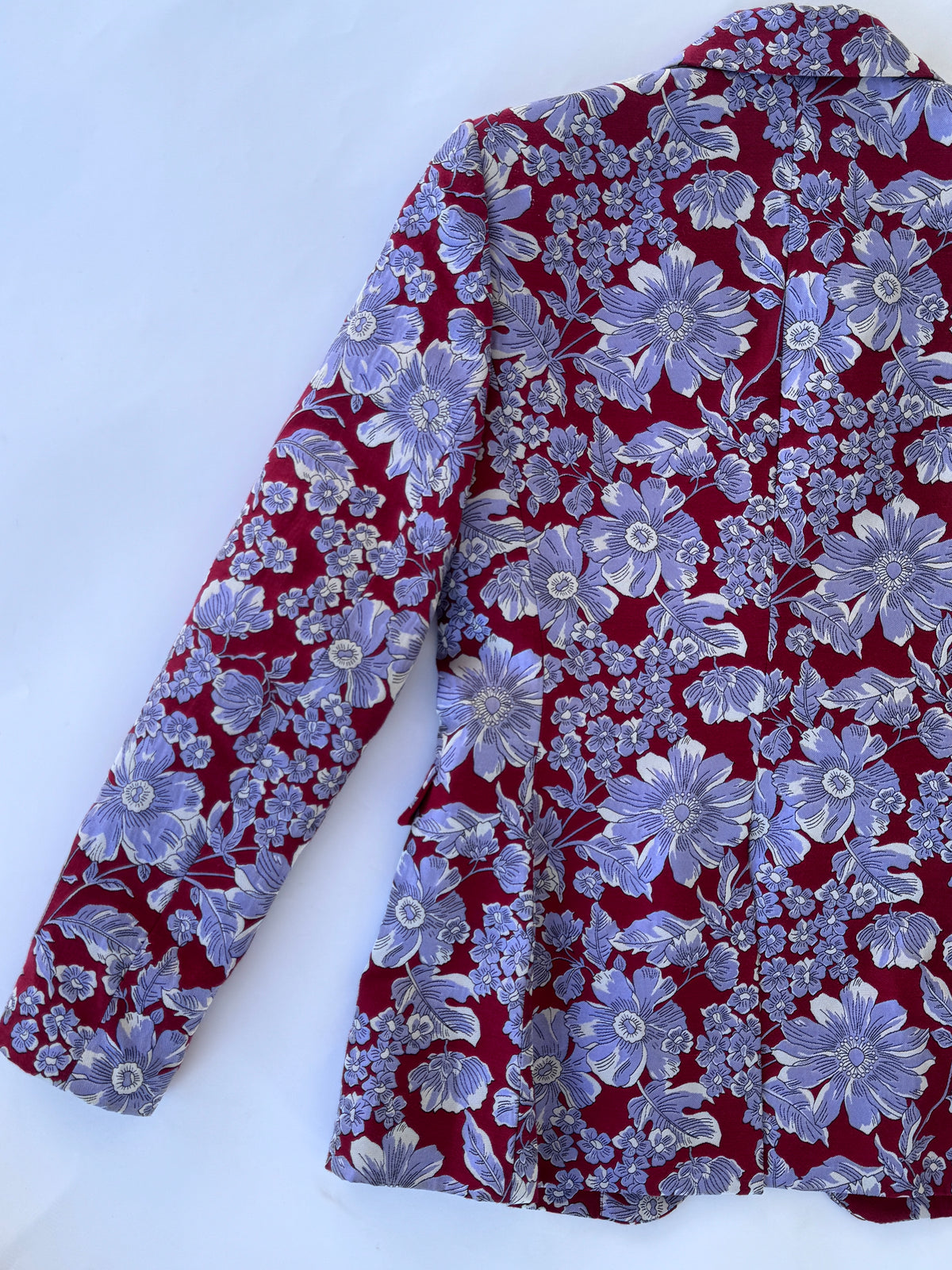 Alice + Olivia Macey Ruby Floral Jacquard Blazer