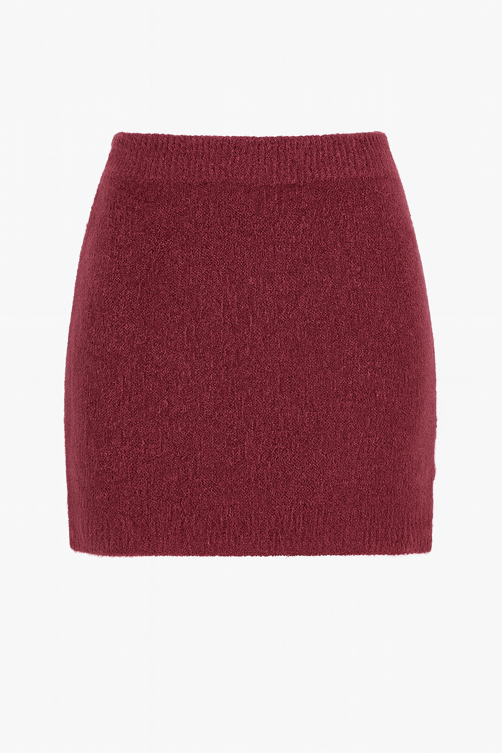 Burgundy Mini Skirt
