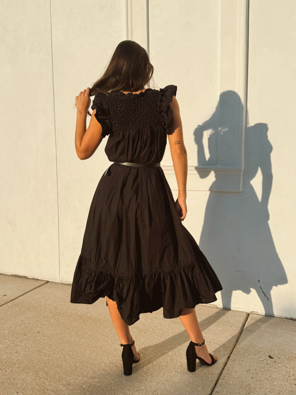 CLEOBELLA | Tabitha Solid Midi Dress