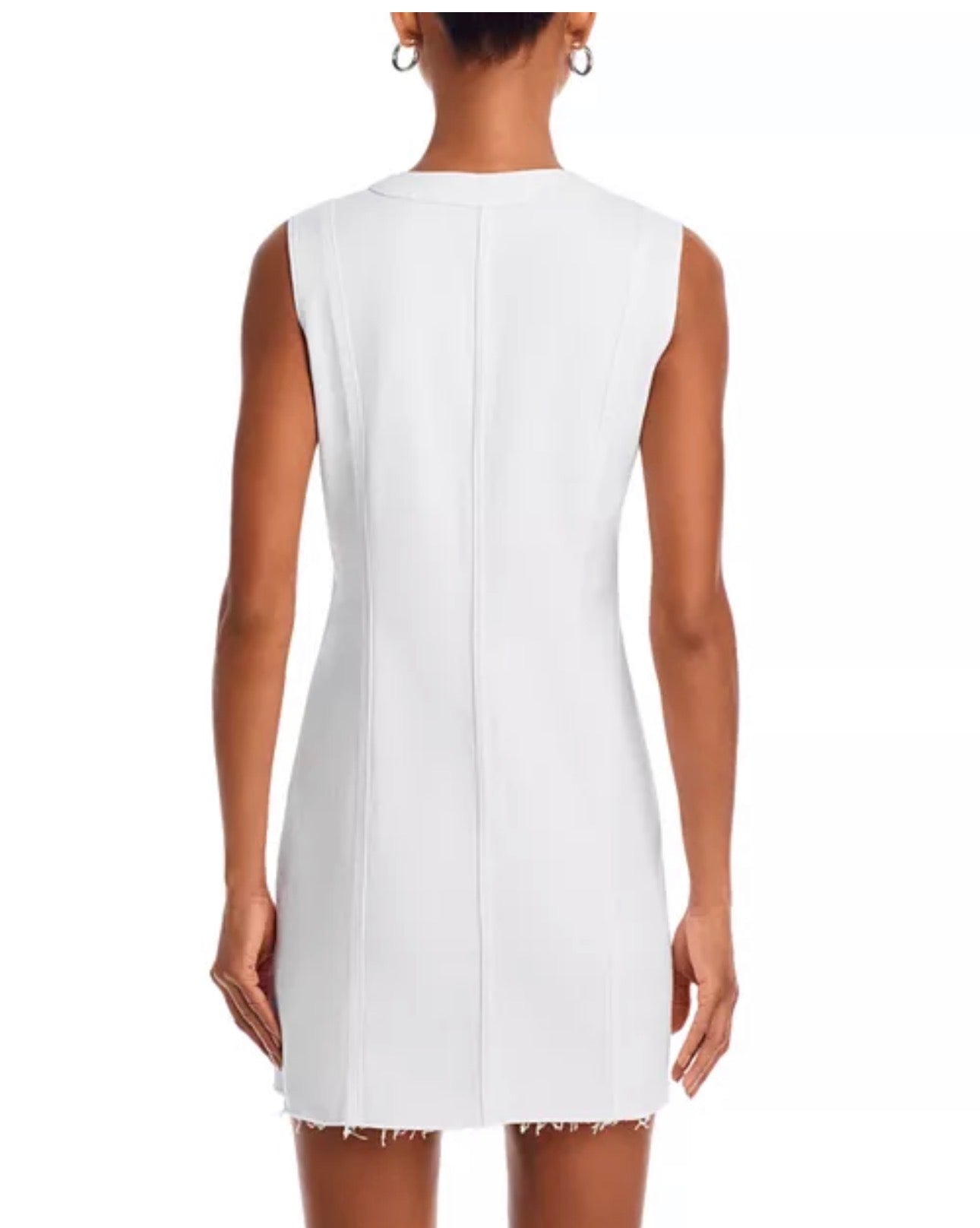 Rails White Strand Denim Dress
