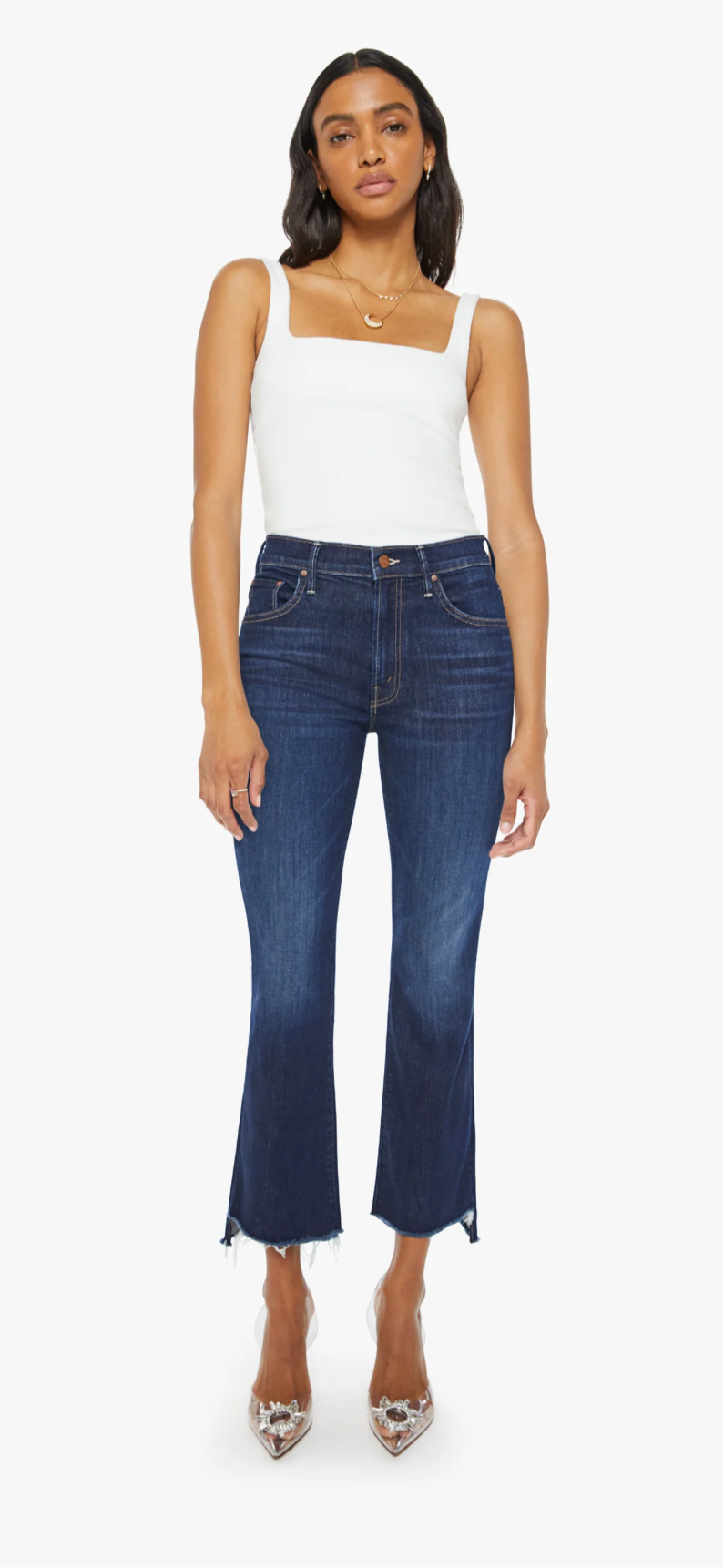 Insider Crop Step Fray