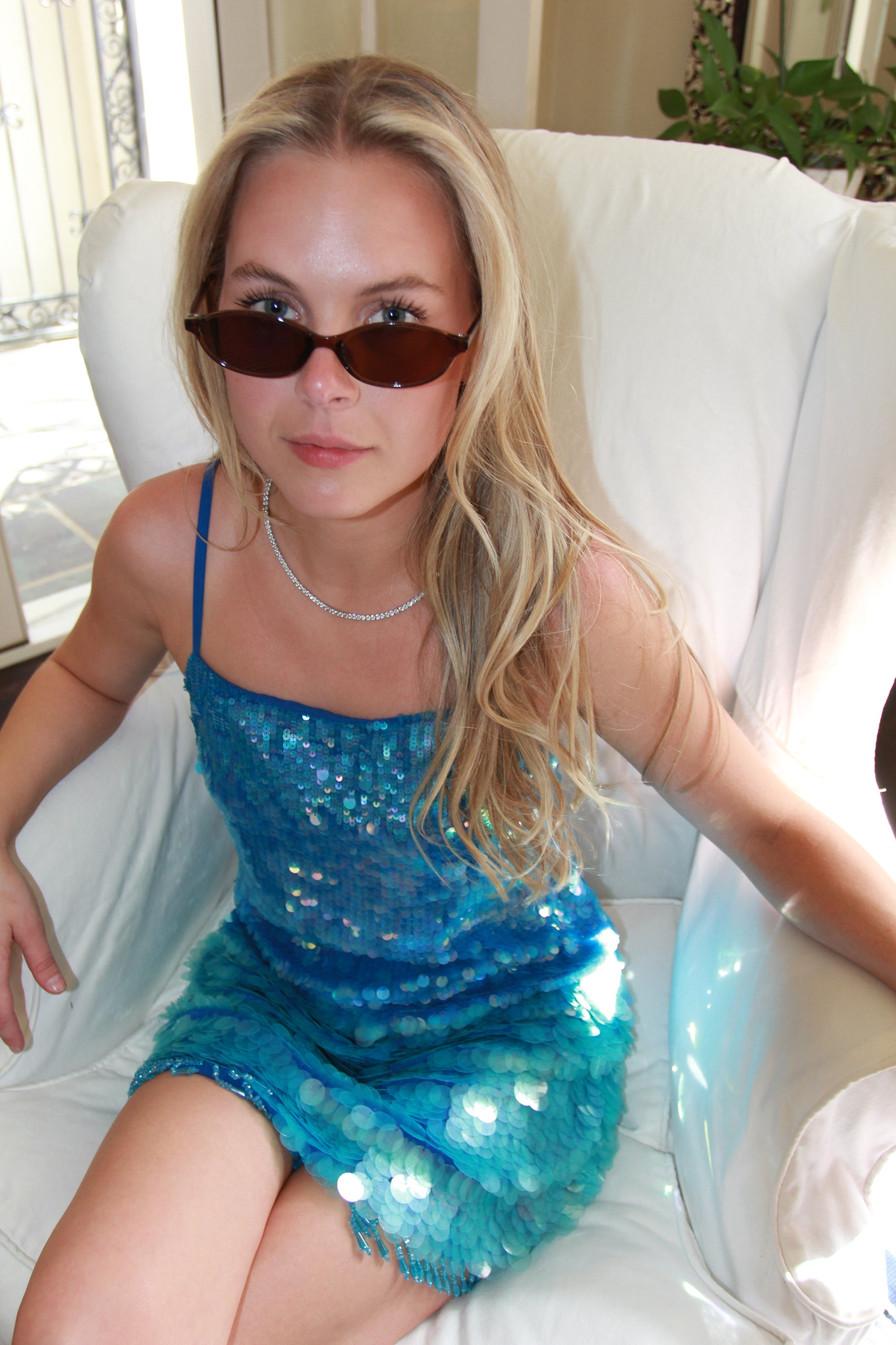 RONNY KOBO Suki Dress in Sky Multi