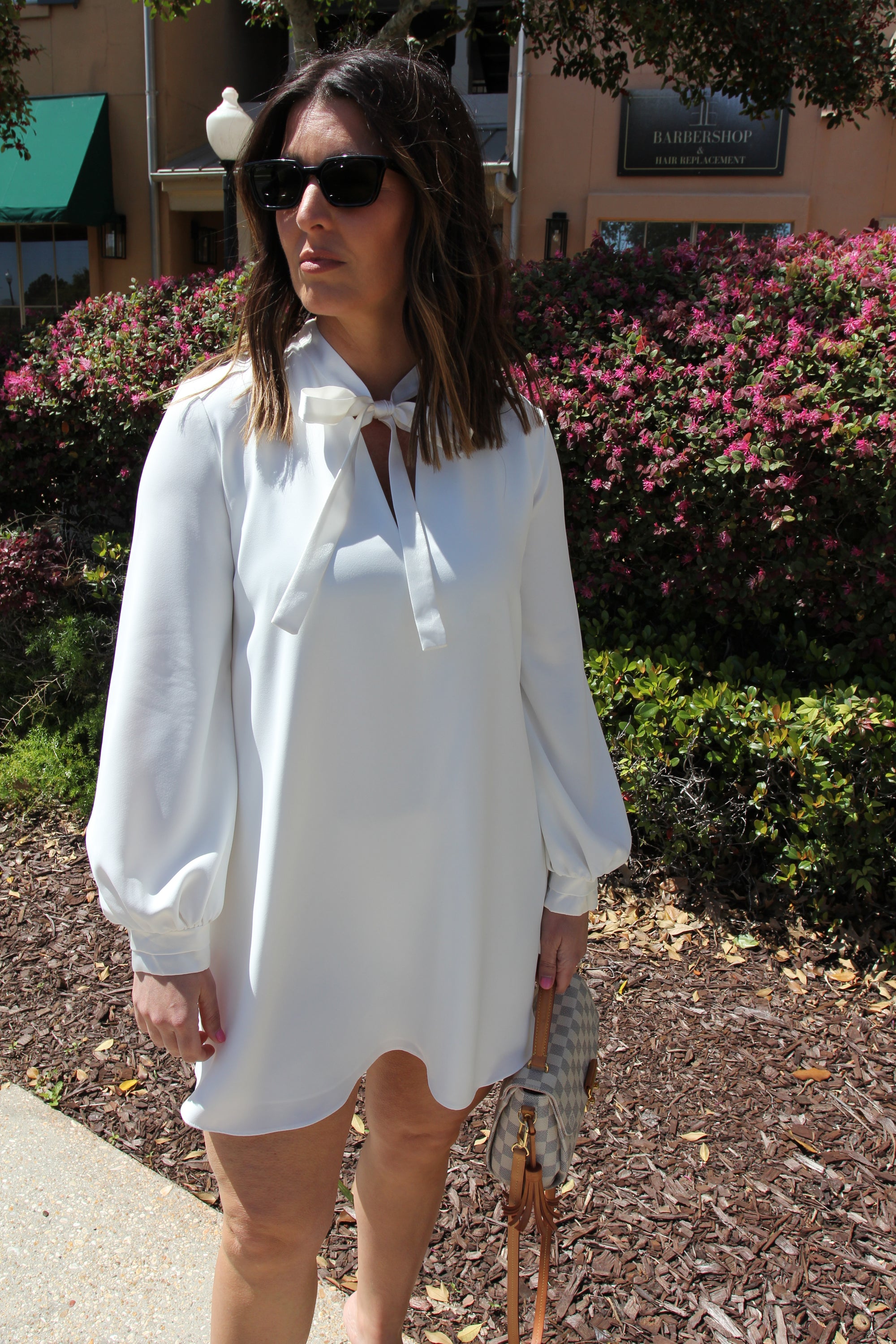 Amanda Uprichard Louie Dress in Ivory