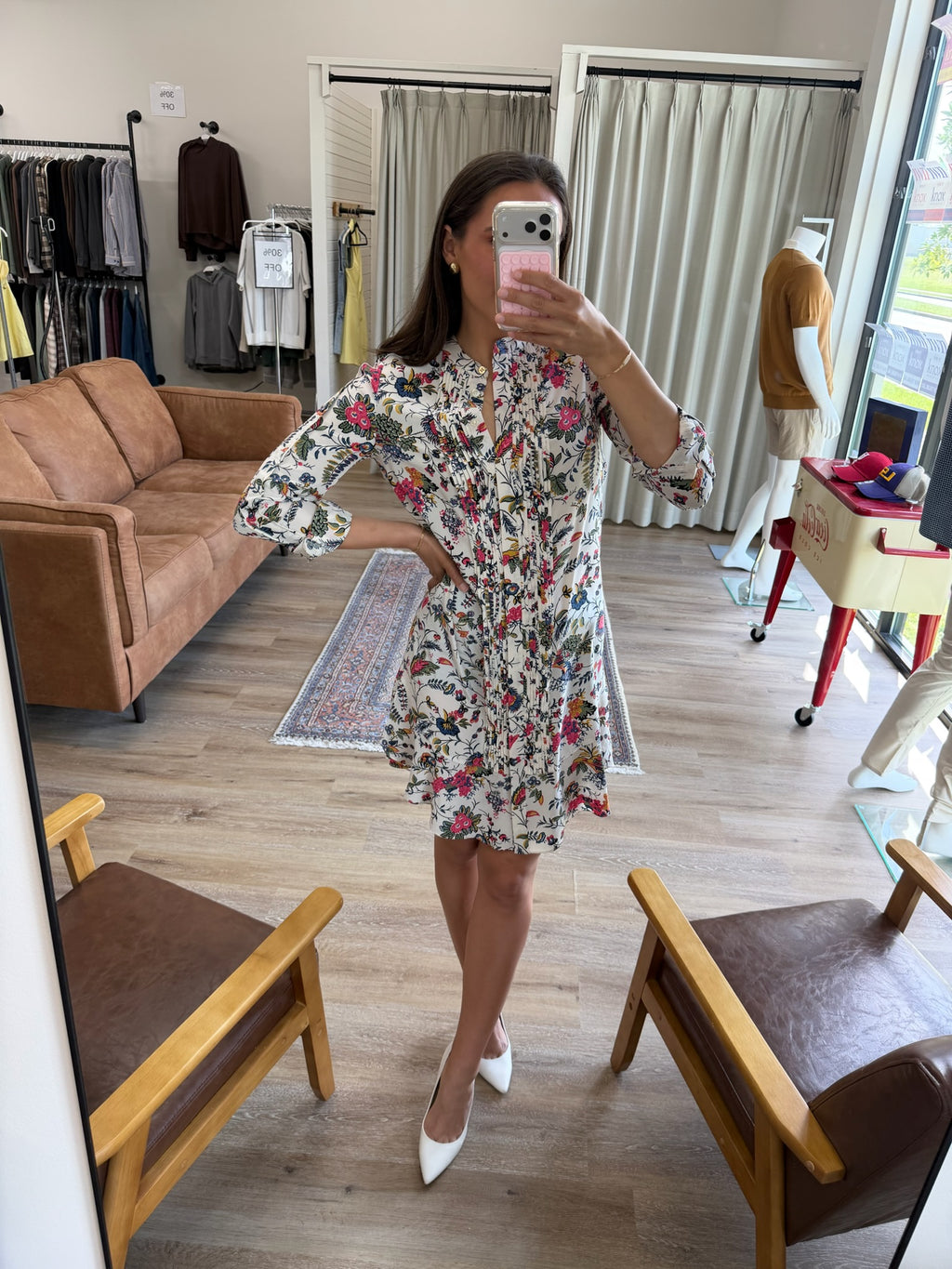 Tory Burch Cora Gabriella Silk Dress
