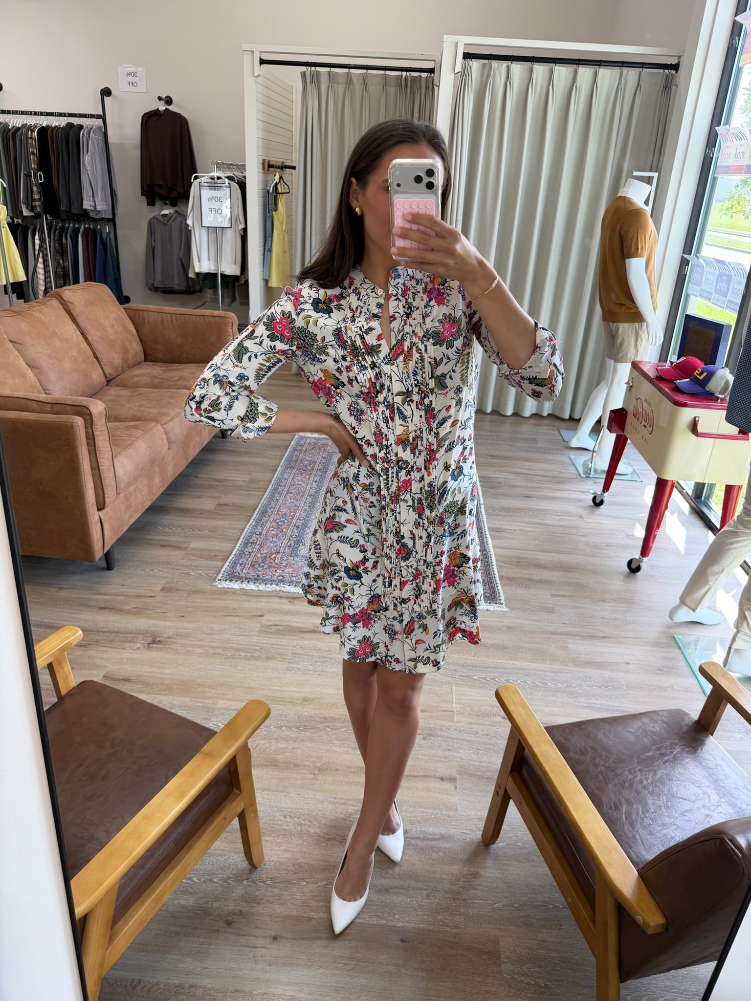 Tory Burch Cora Gabriella Silk Dress