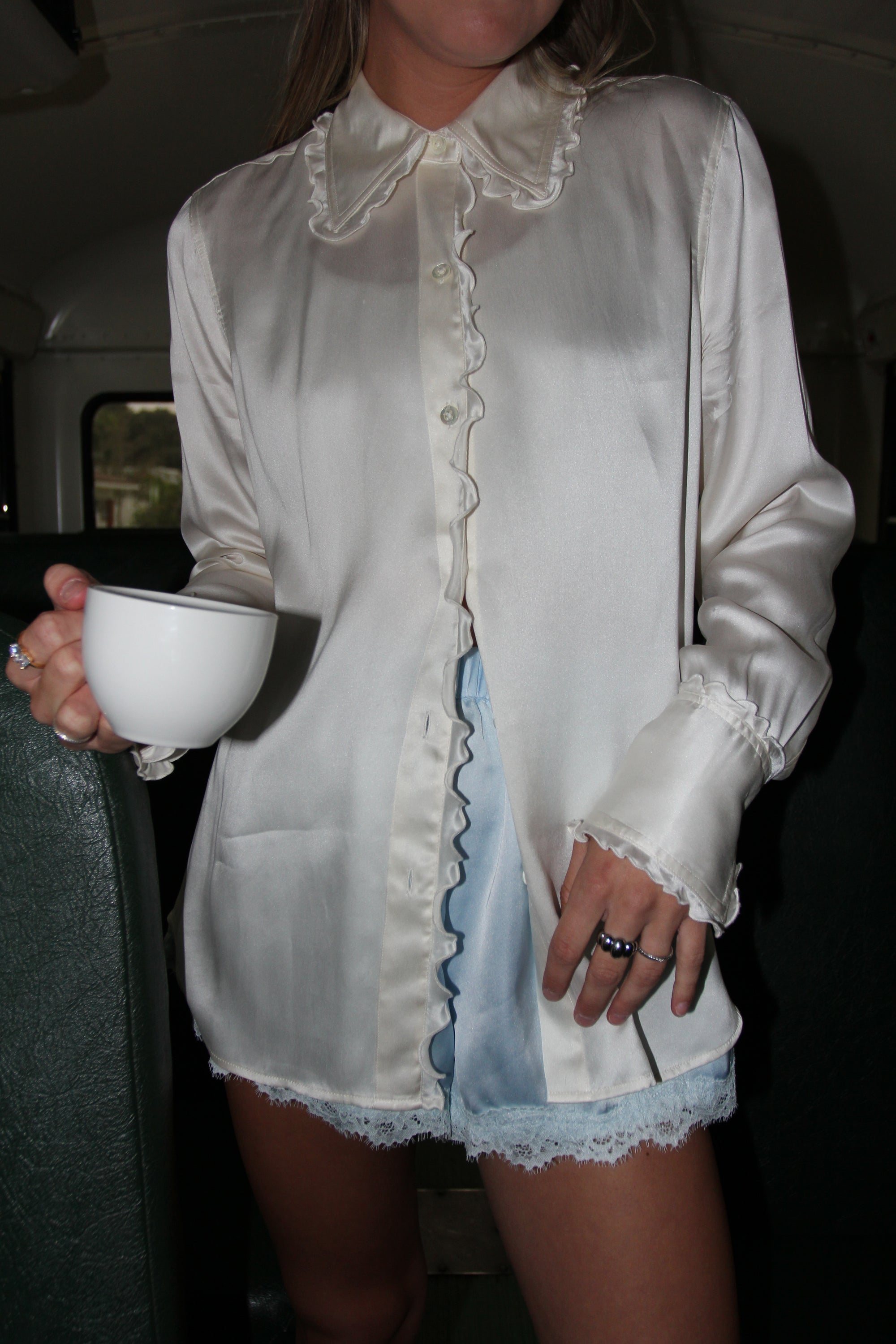 Rails Fia Ivory Silk Top