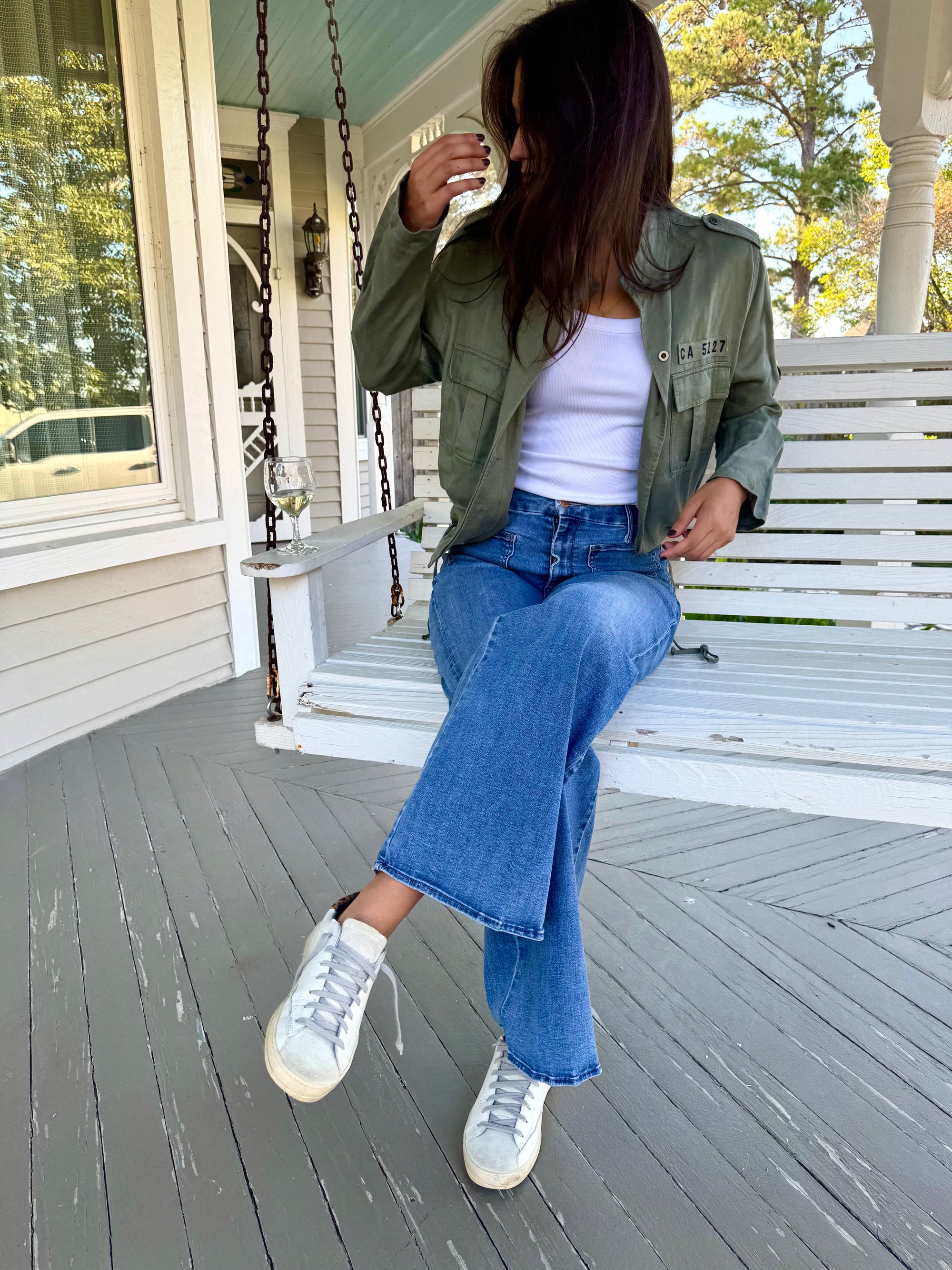 Rowen Sage Military Jacket