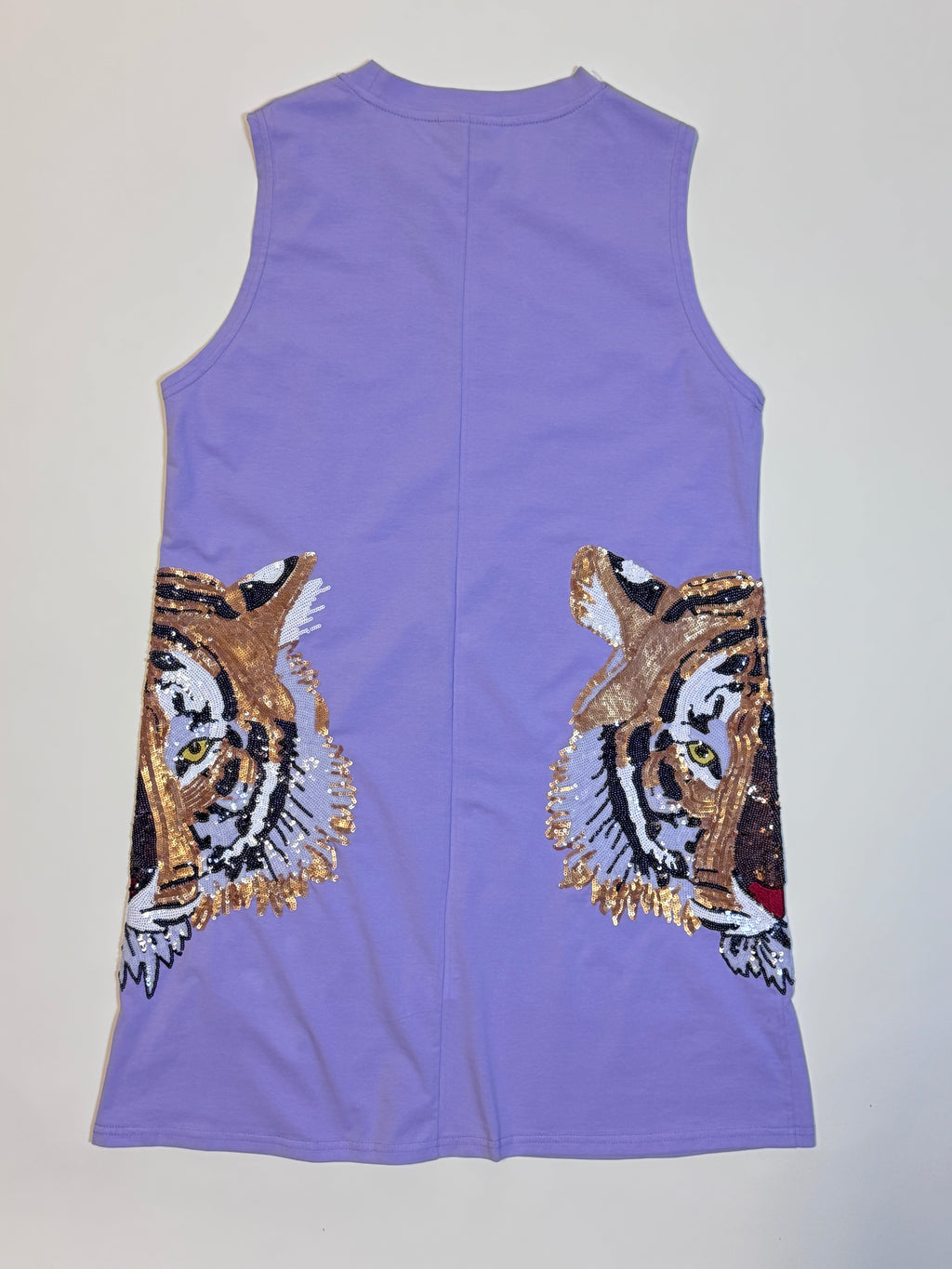 Sparkle City Tiger Head Tank Dress