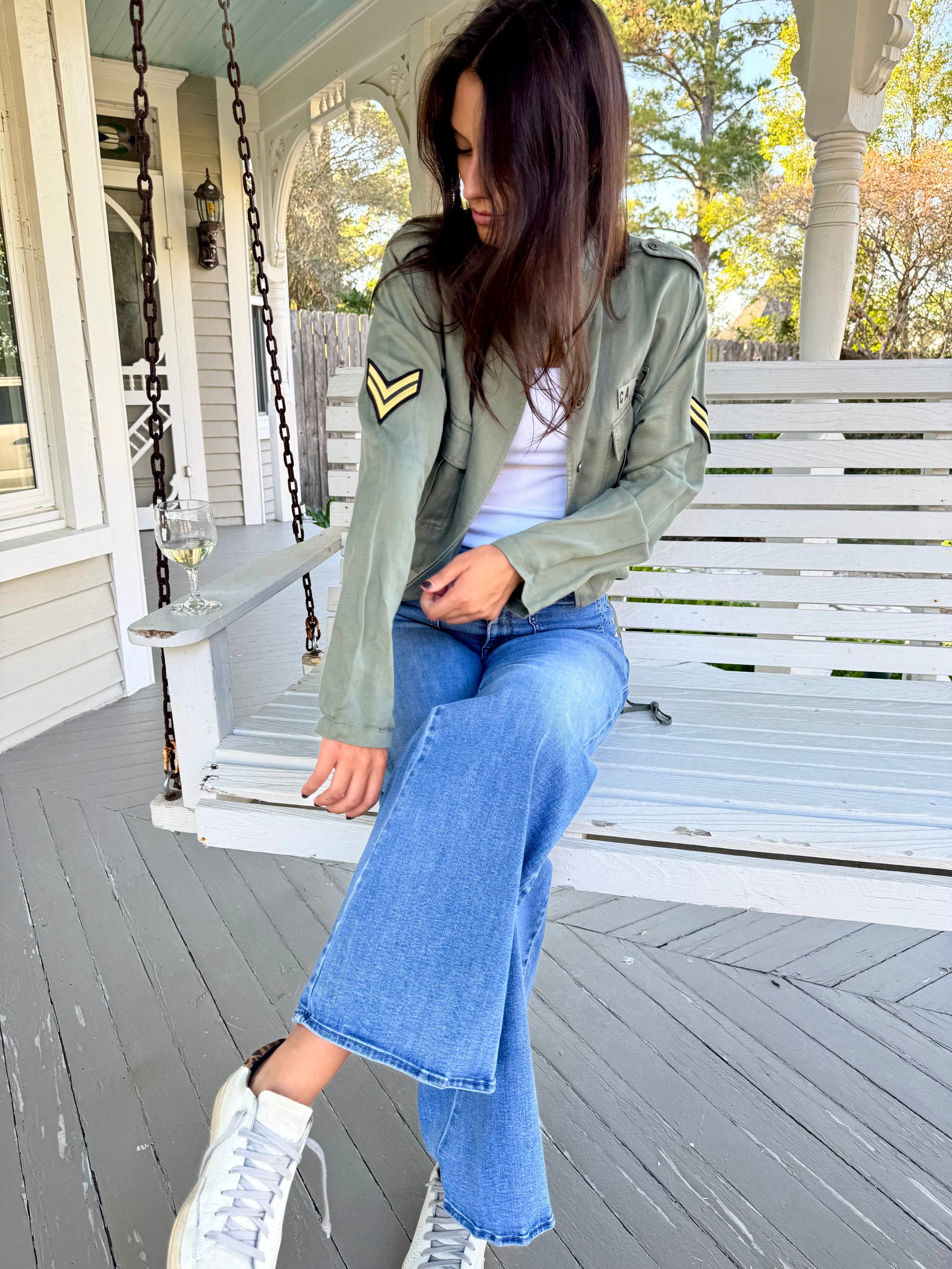 Rowen Sage Military Jacket