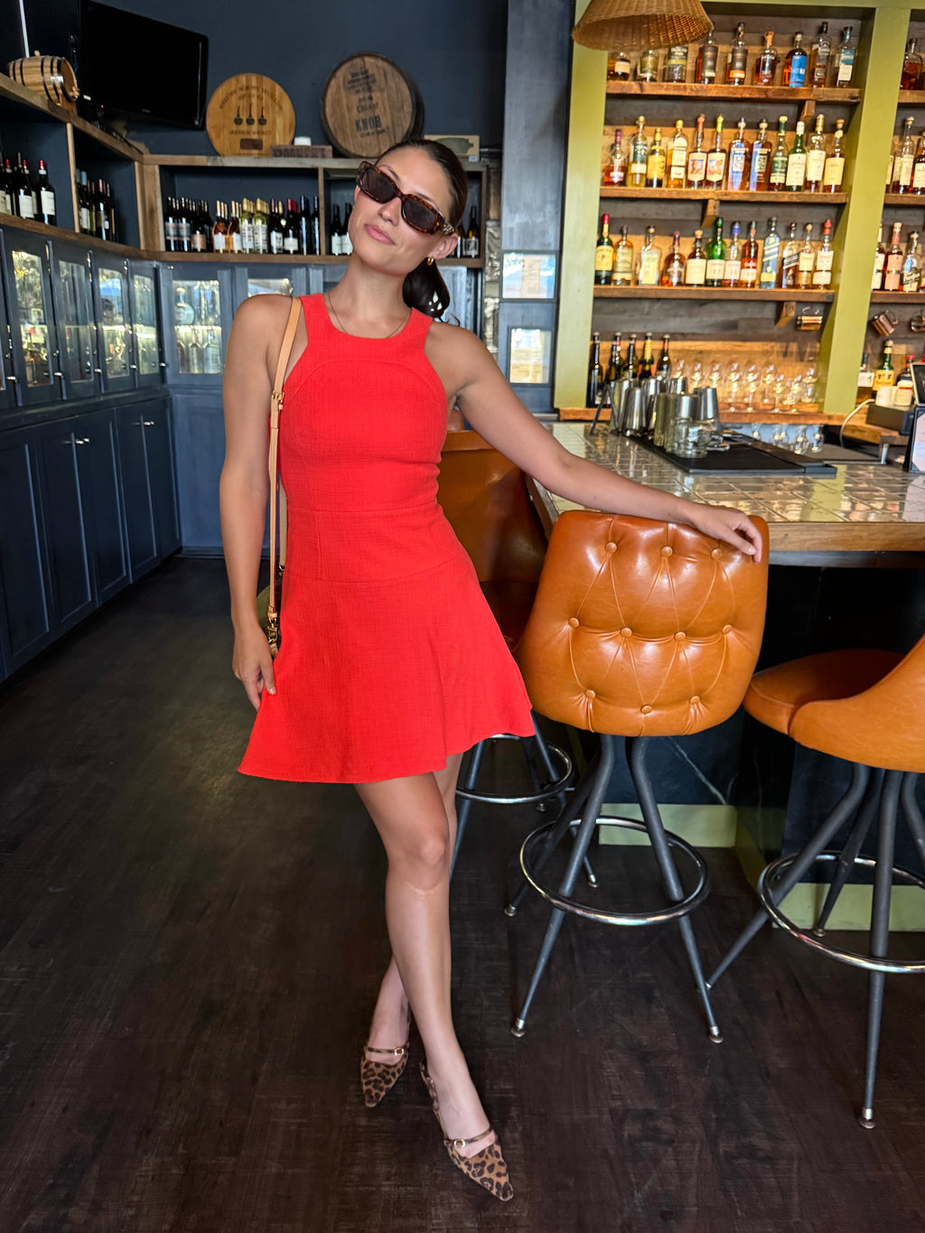 NWT Tweed Fit + Flare Mini